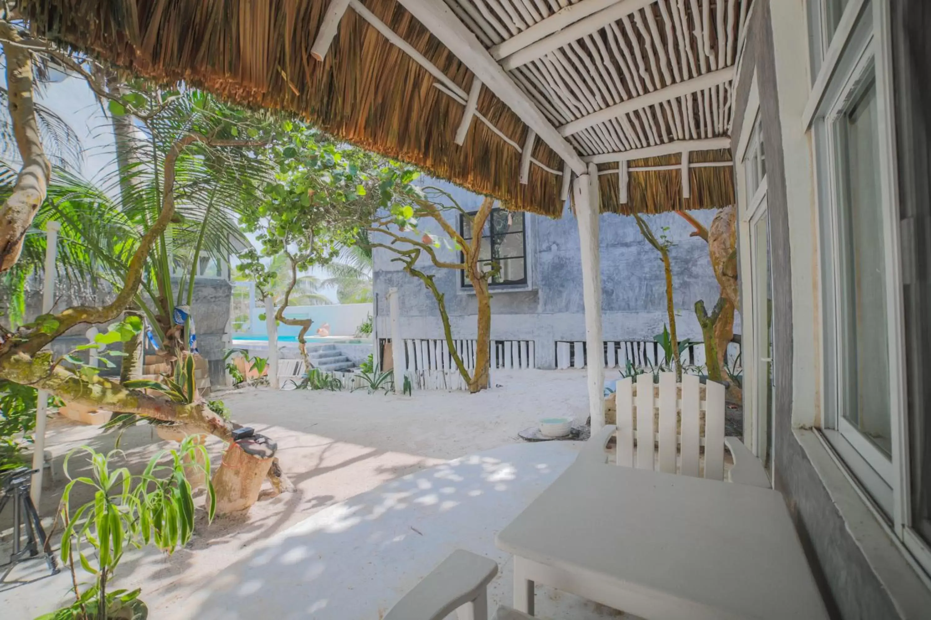 Balcony/Terrace in Posada Lamar Tulum Beach Front and Pool