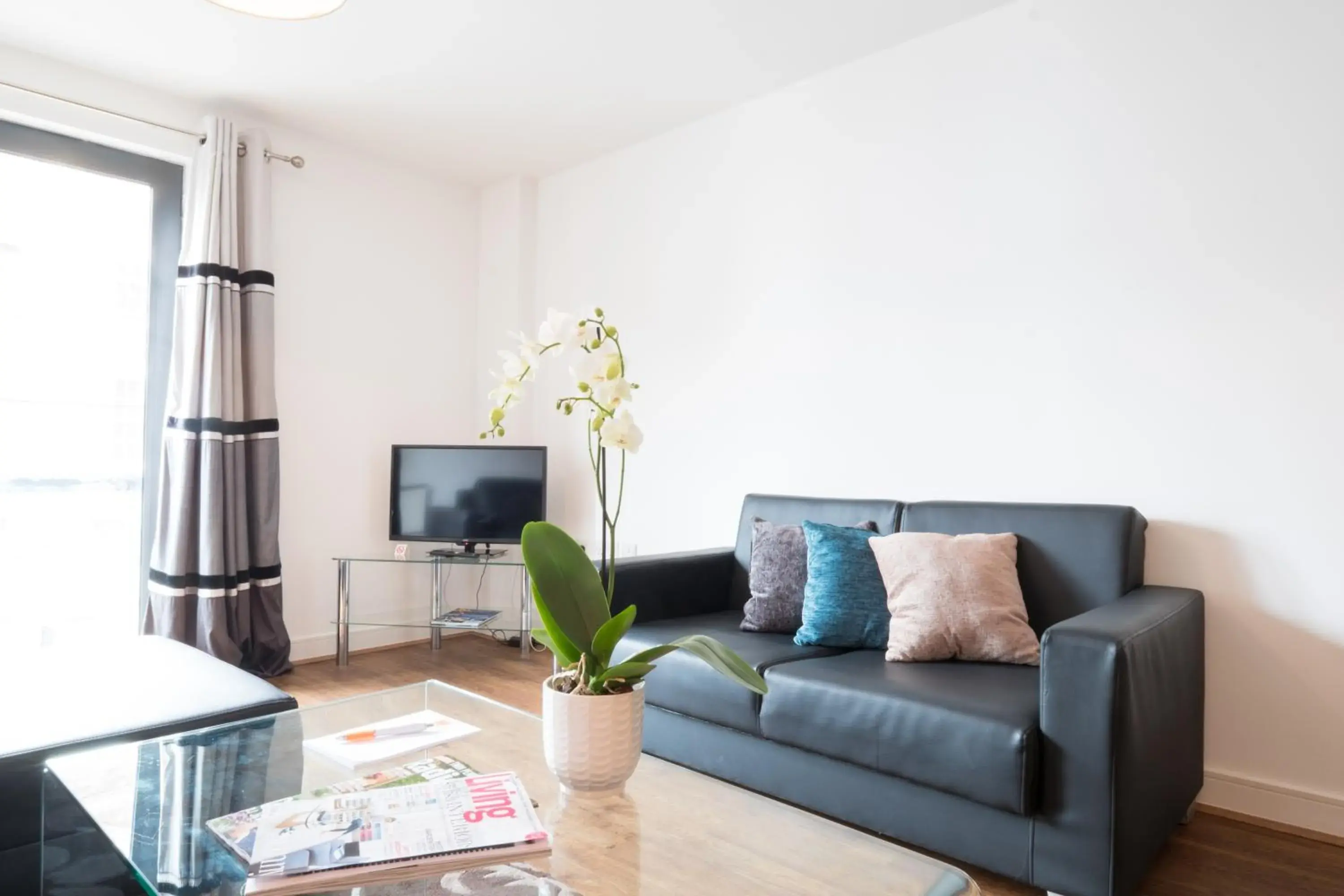 Living room, Seating Area in Base Serviced Apartments - Duke Street