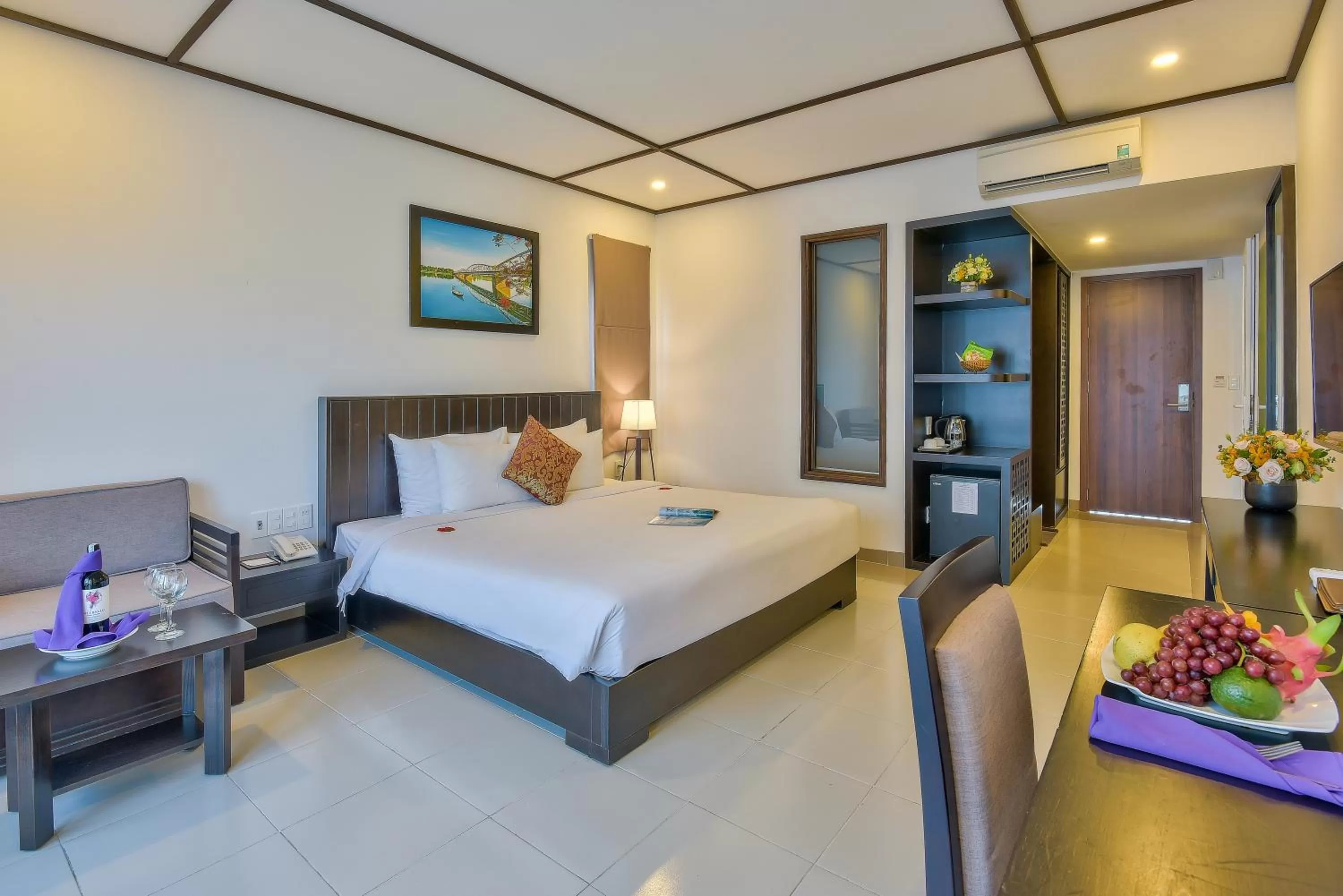 Junior Suite Double with Balcony and Pool View in Golden Pearl Hoi An Hotel