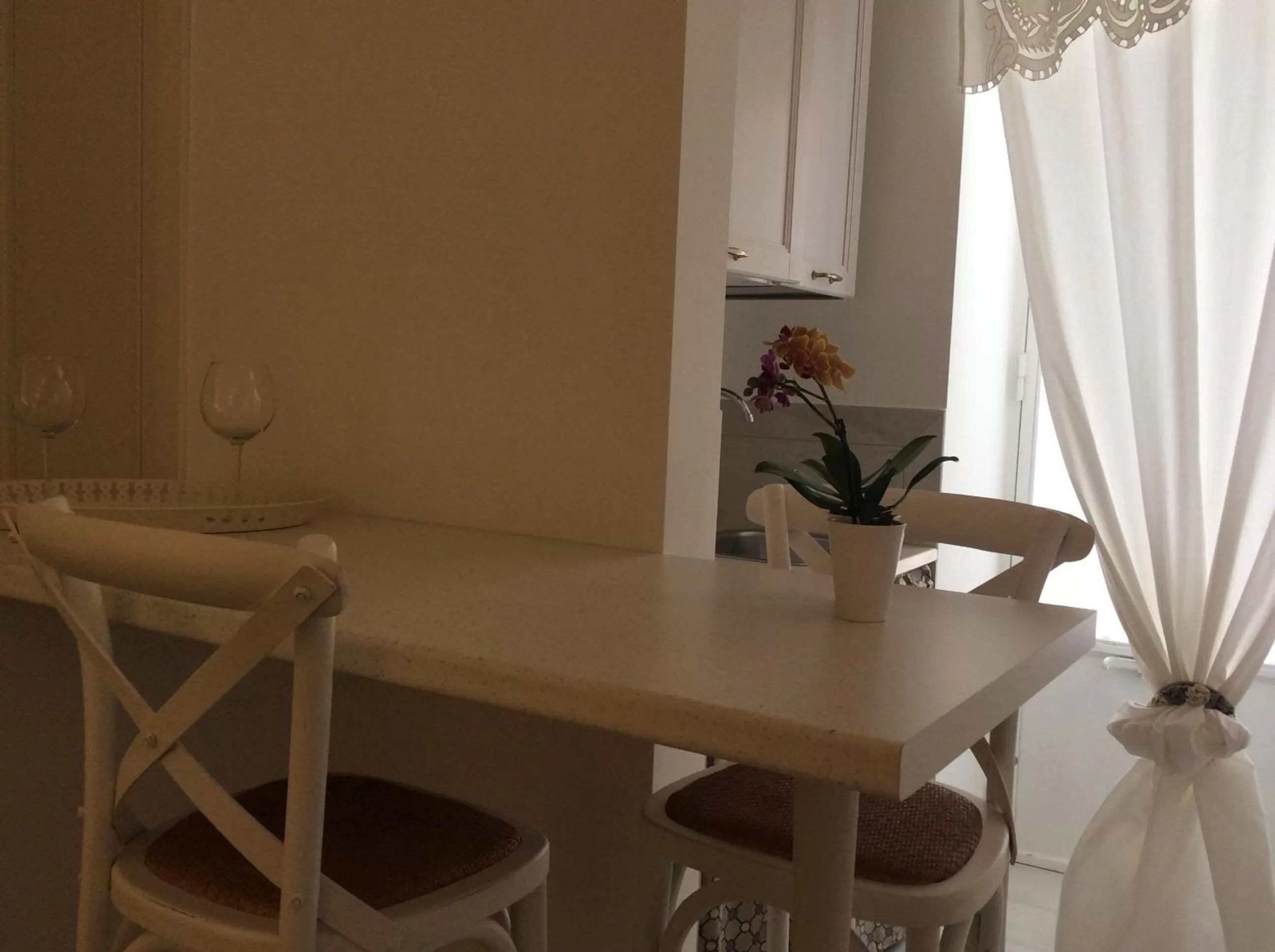 Dining area in Suite Le Perle