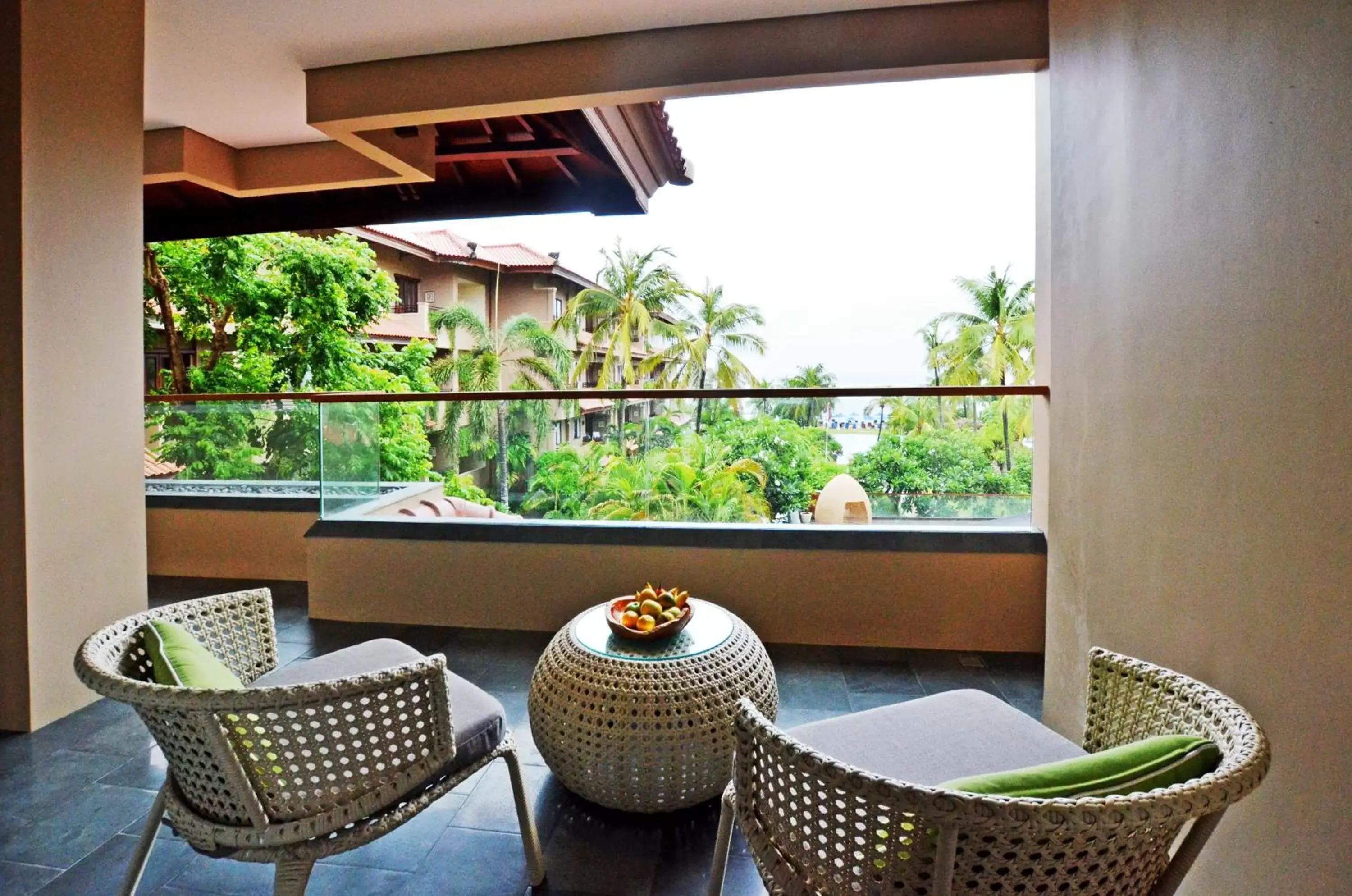 Balcony/Terrace in Hotel Nikko Bali Benoa Beach