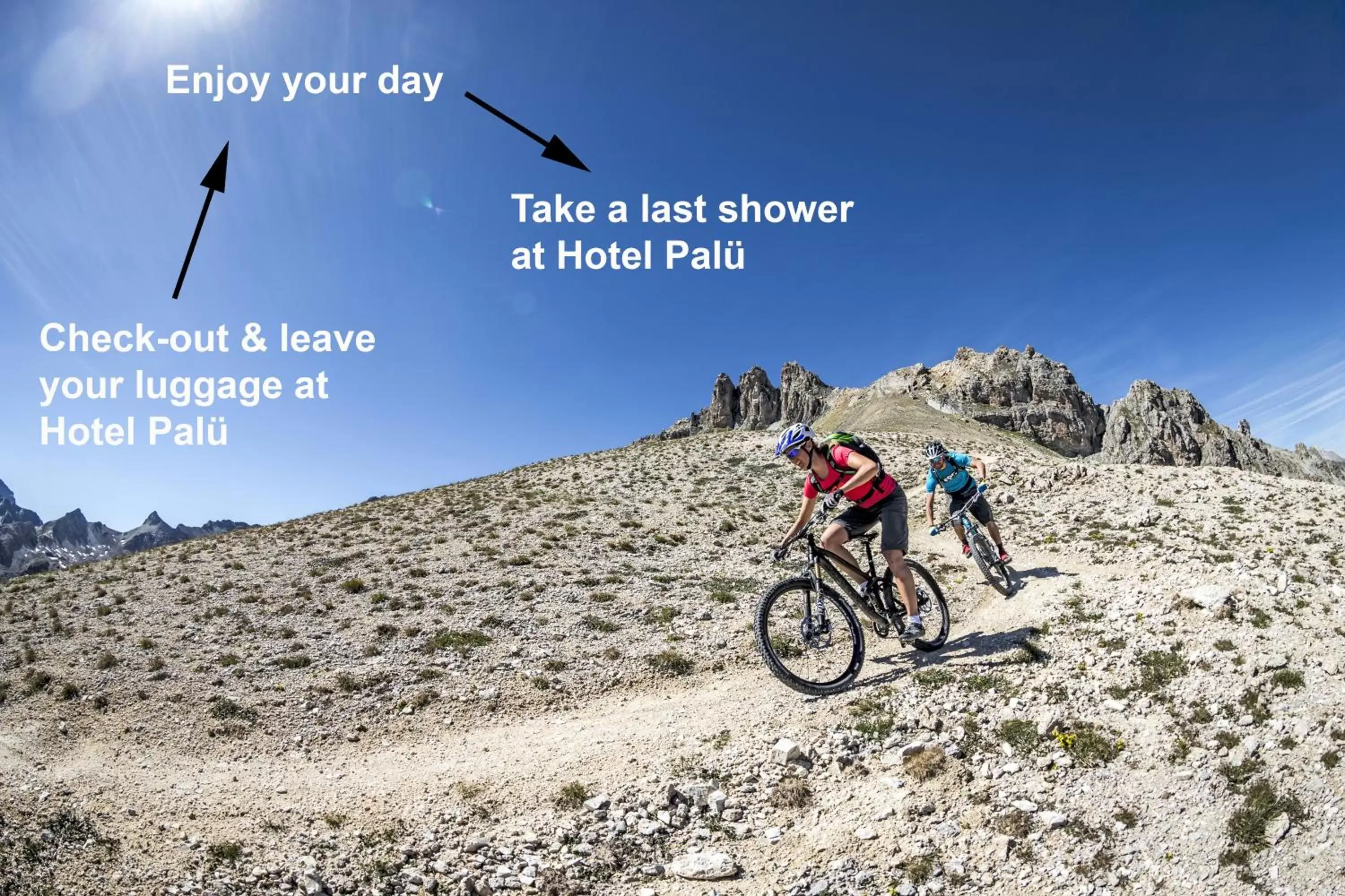 Hiking, Biking in Hotel Palü