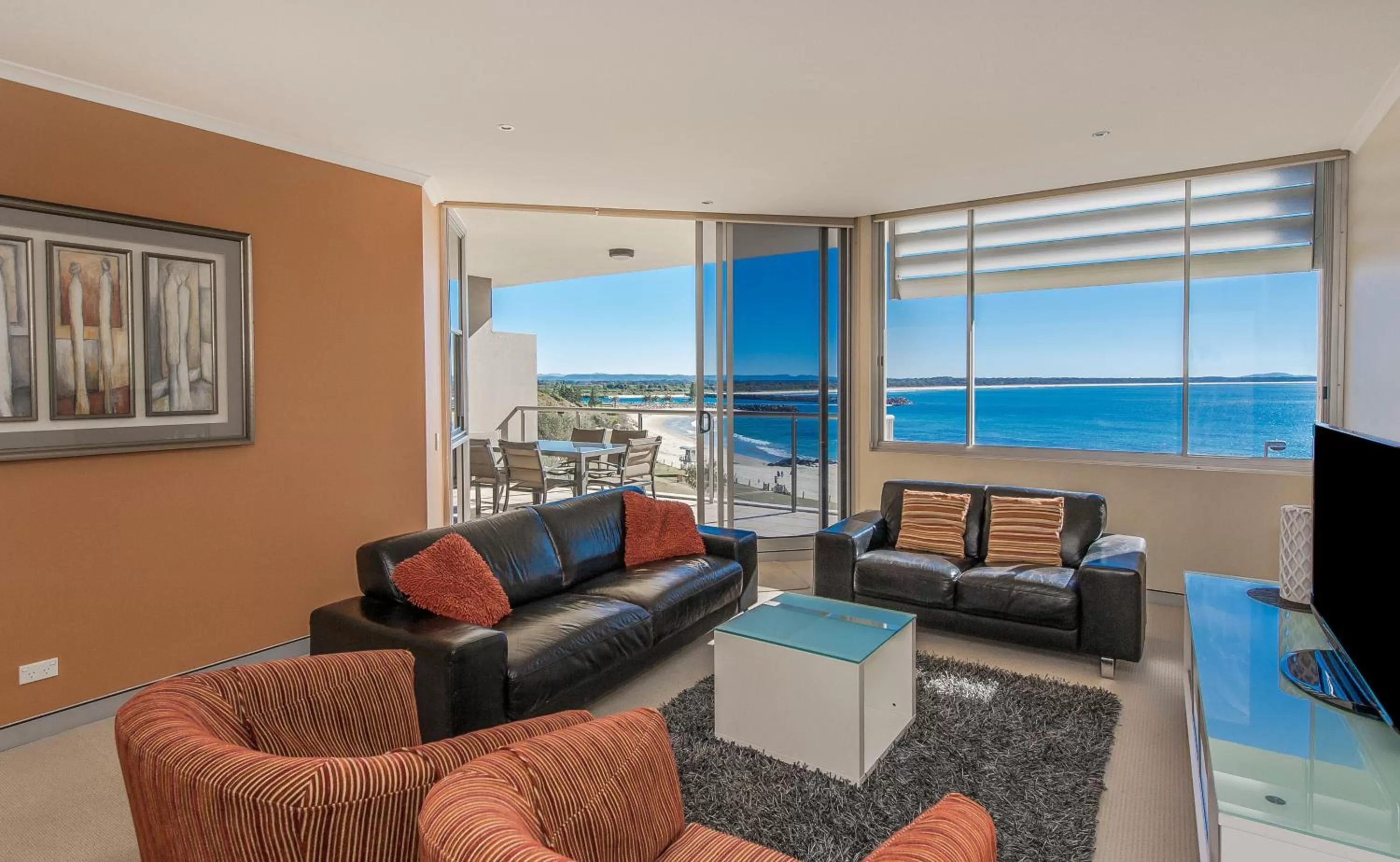 Living room, Seating Area in Sandcastle Apartments