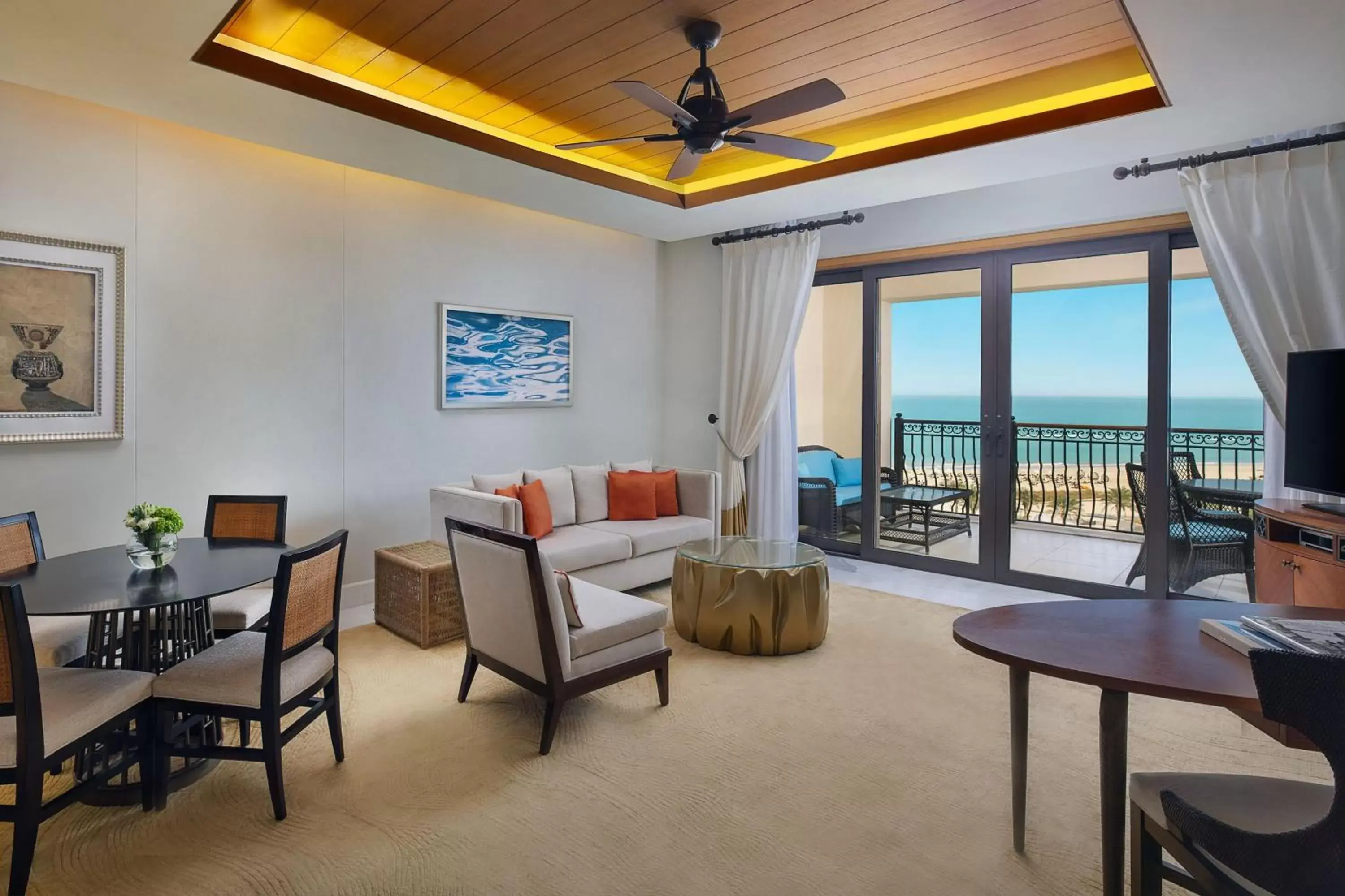 Living room in The St. Regis Saadiyat Island Resort, Abu Dhabi