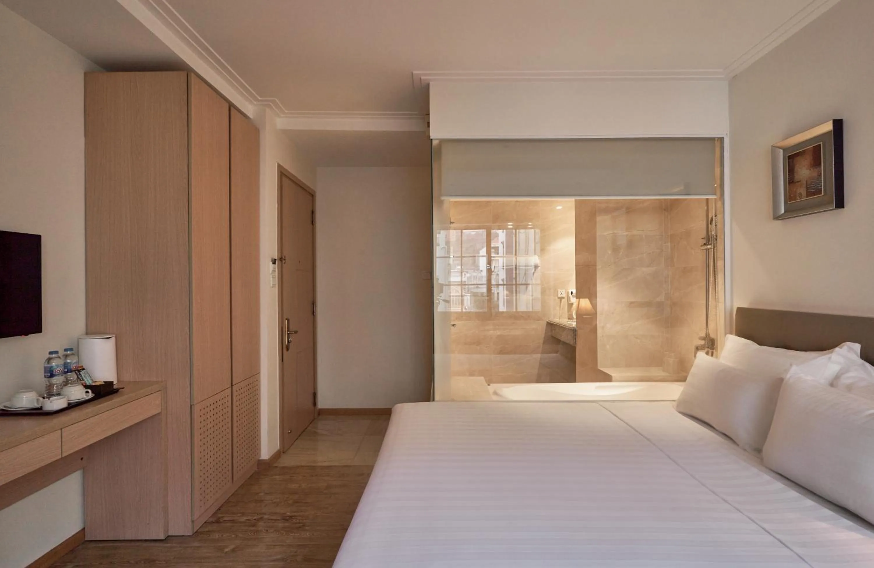 Bed in Sky Gem Hotel Sora