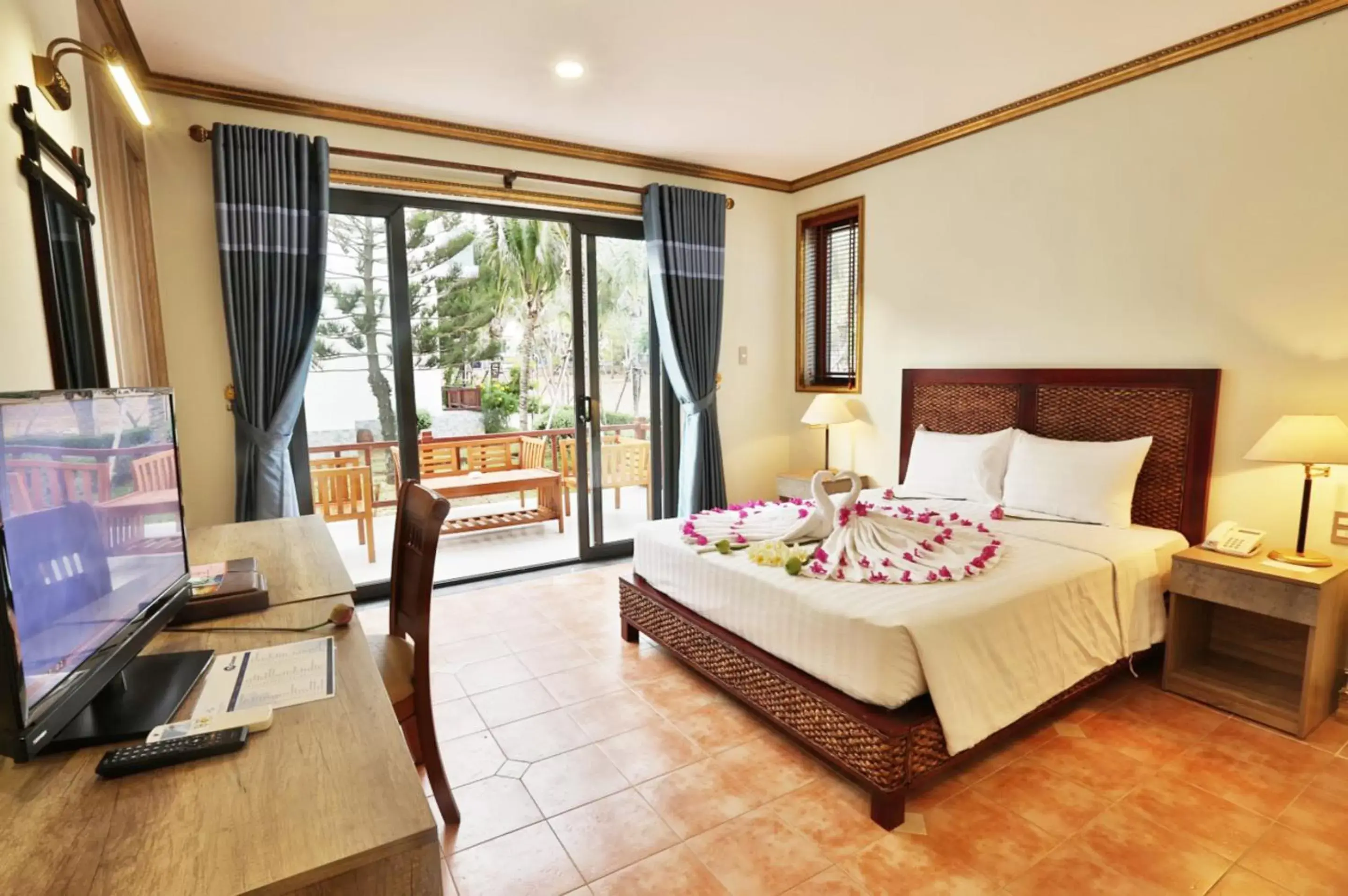 Bed in Lotus Vung Tau Resort & Spa Bed in Lotus Vung Tau Resort & Spa