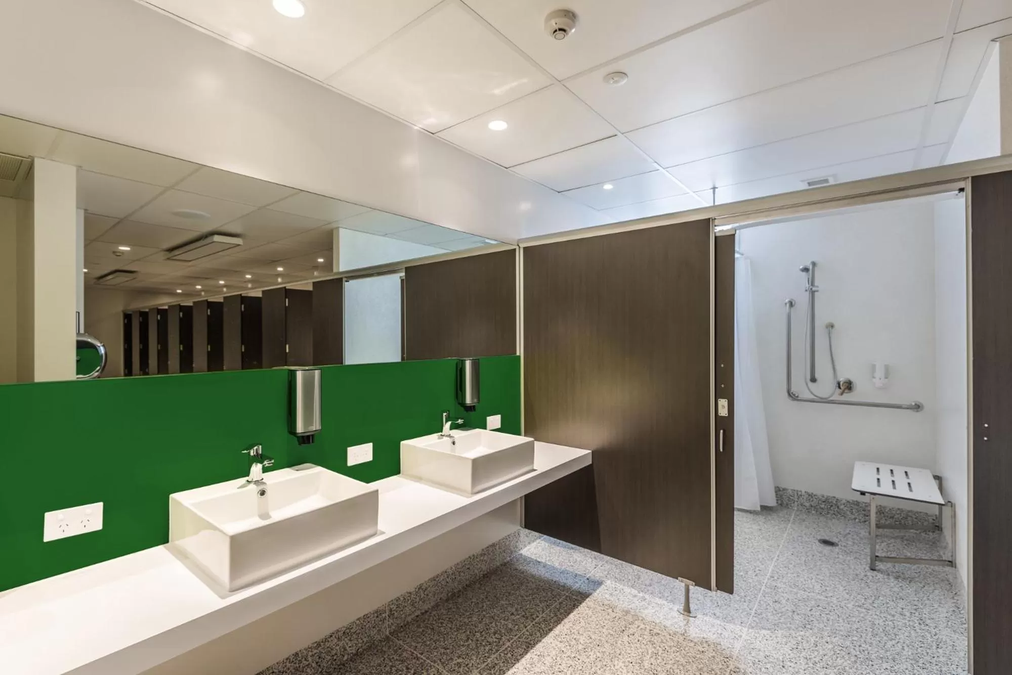 Shower, Bathroom in Jucy Snooze Christchurch Airport