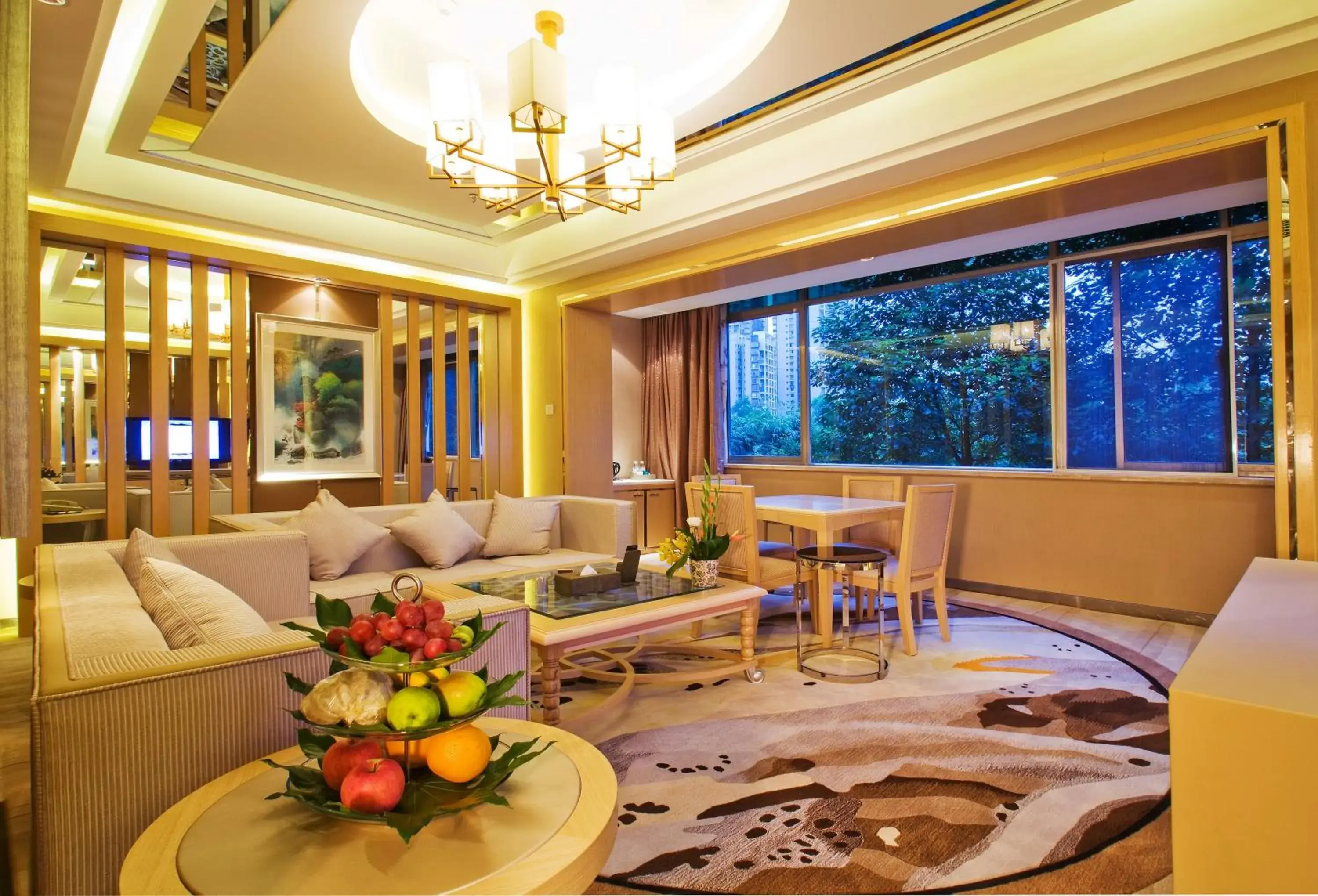 Living room in Wangjiang Hotel