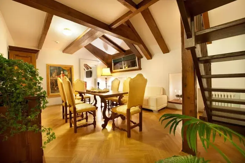 Living room, Dining Area in Charles Bridge Palace