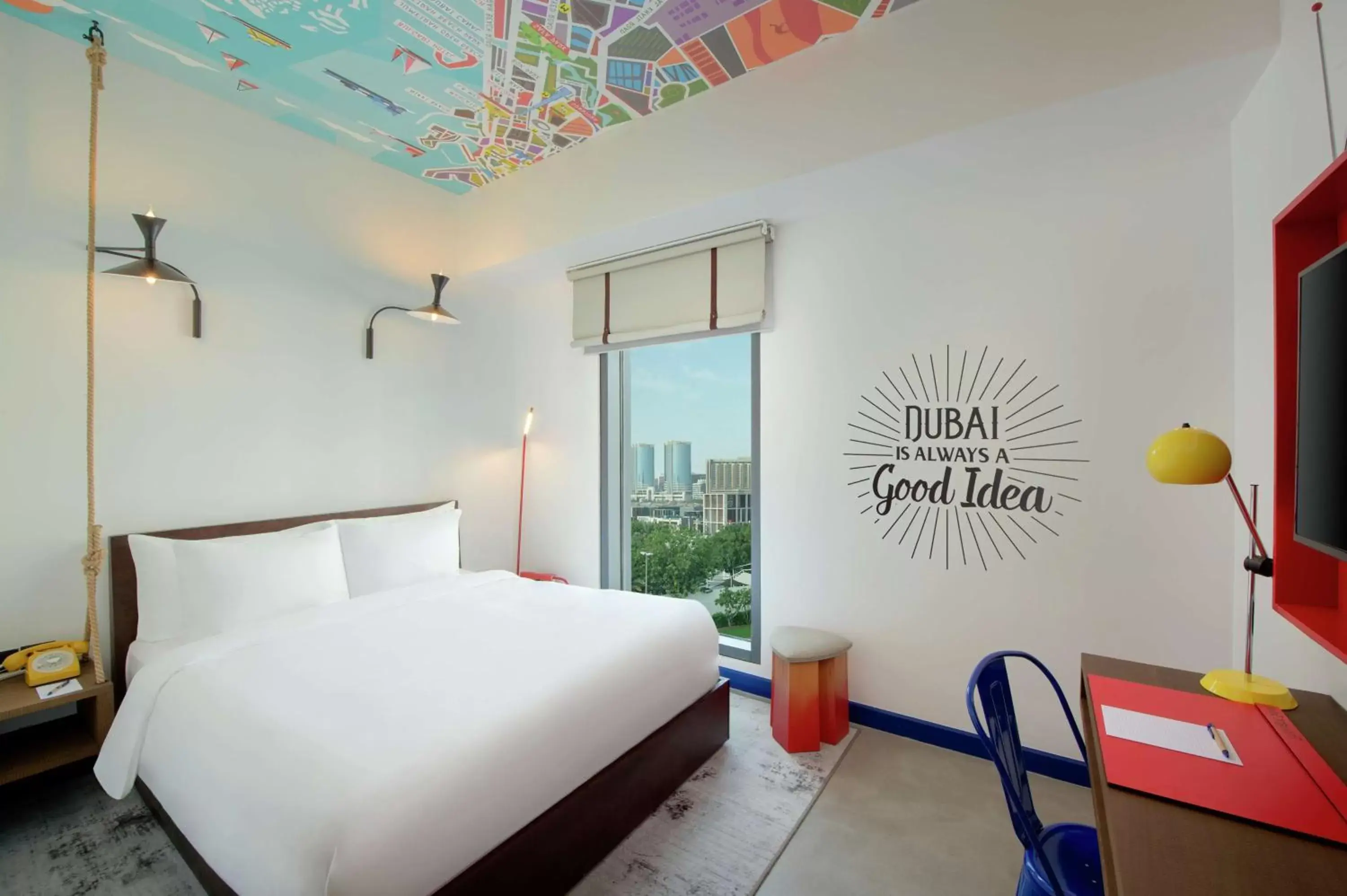 Bed in Hampton by Hilton Dubai Al Seef