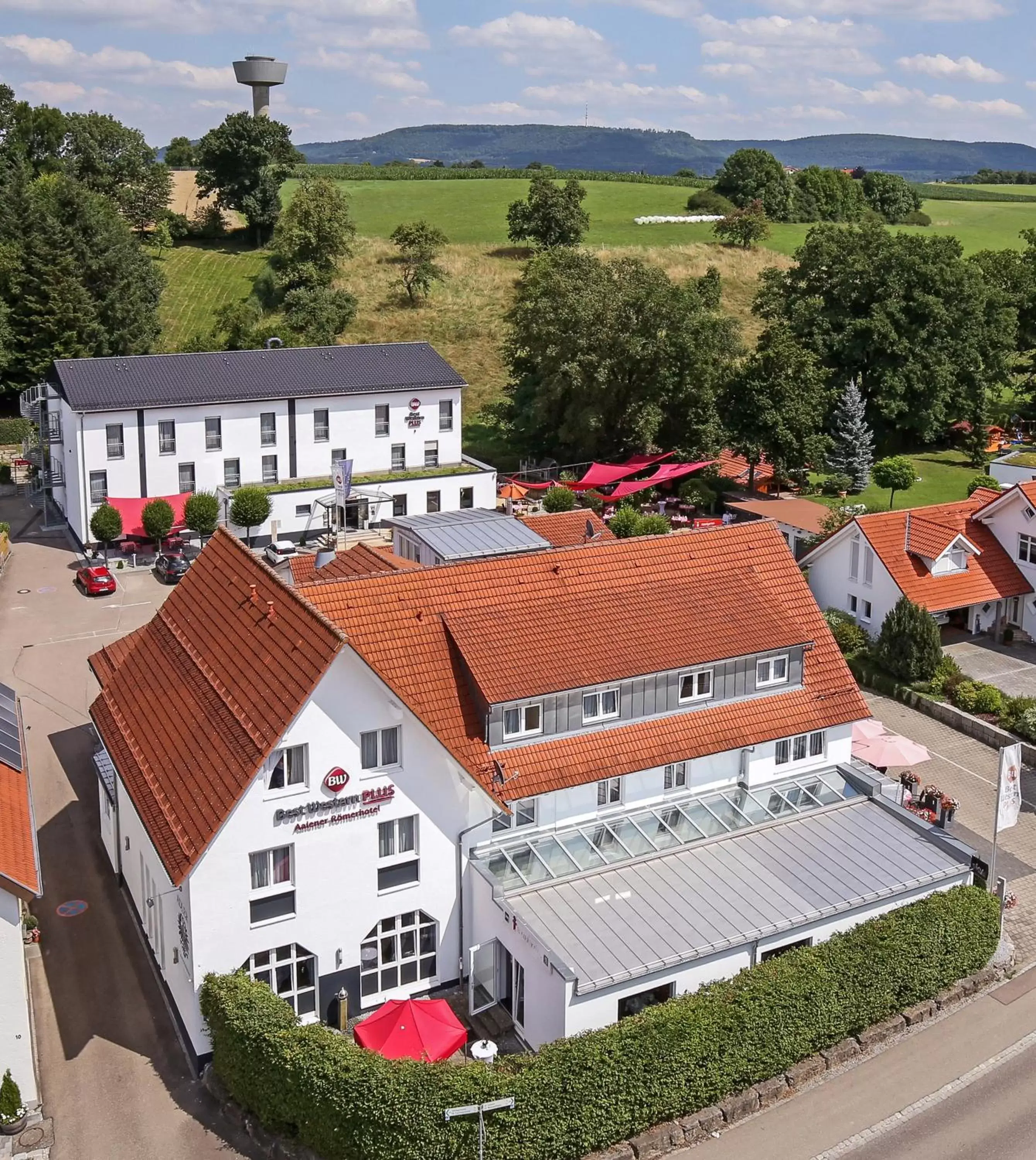 View (from property/room), Bird's-eye View in BEST WESTERN PLUS Aalener Römerhotel a.W.L.