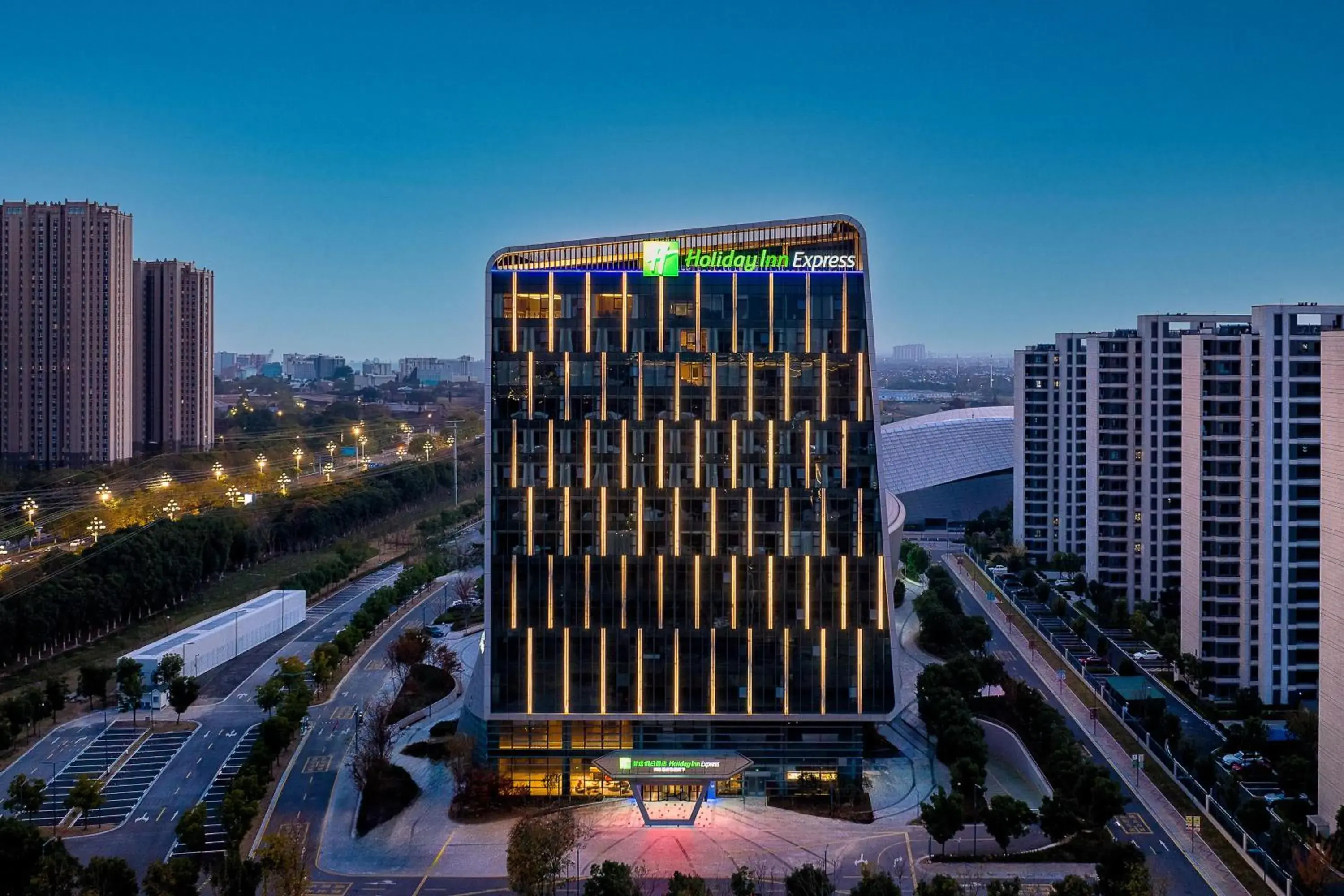 Property building in Holiday Inn Express Suzhou Bay, an IHG Hotel