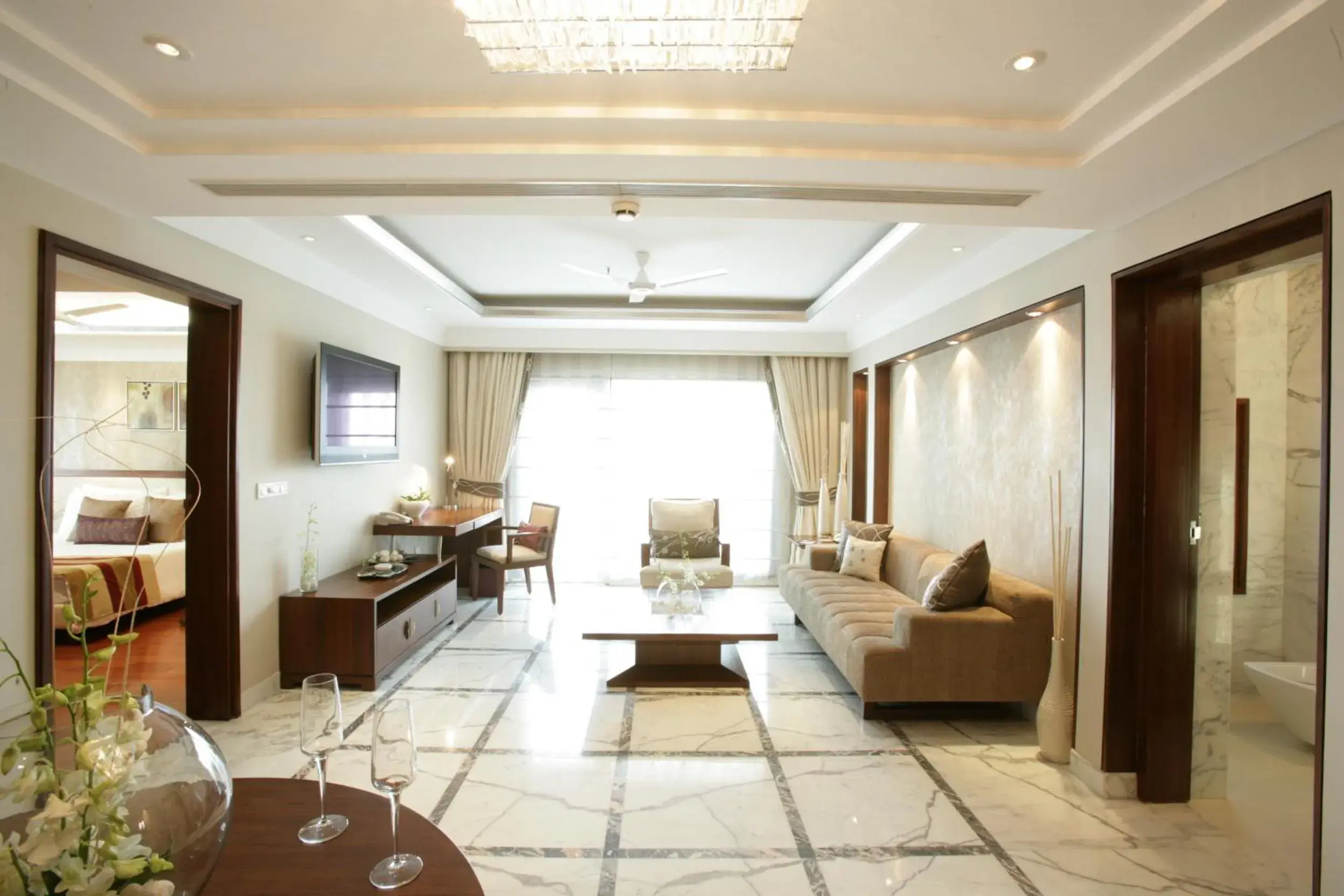 Living room, Seating Area in Jaypee Vasant Continental