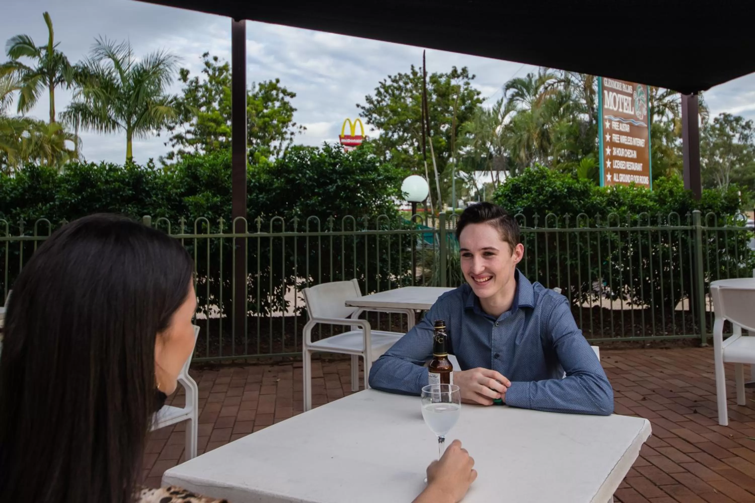 Balcony/Terrace in Glenmore Palms Motel