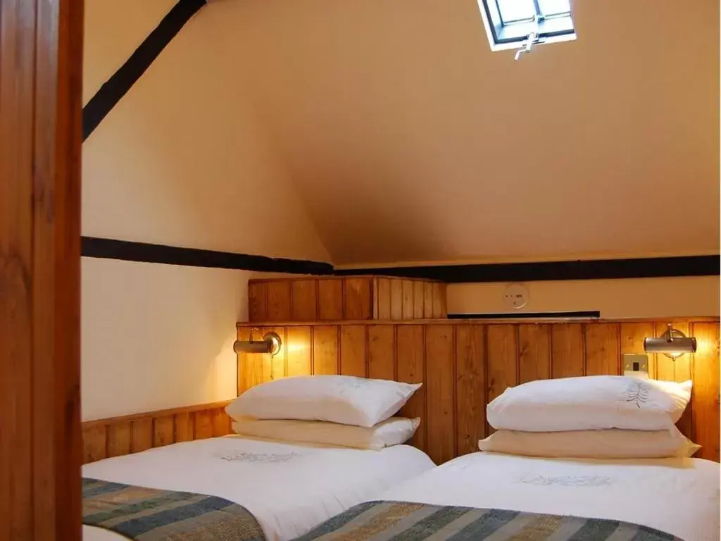 Bedroom, Bed in The Plume of Feathers