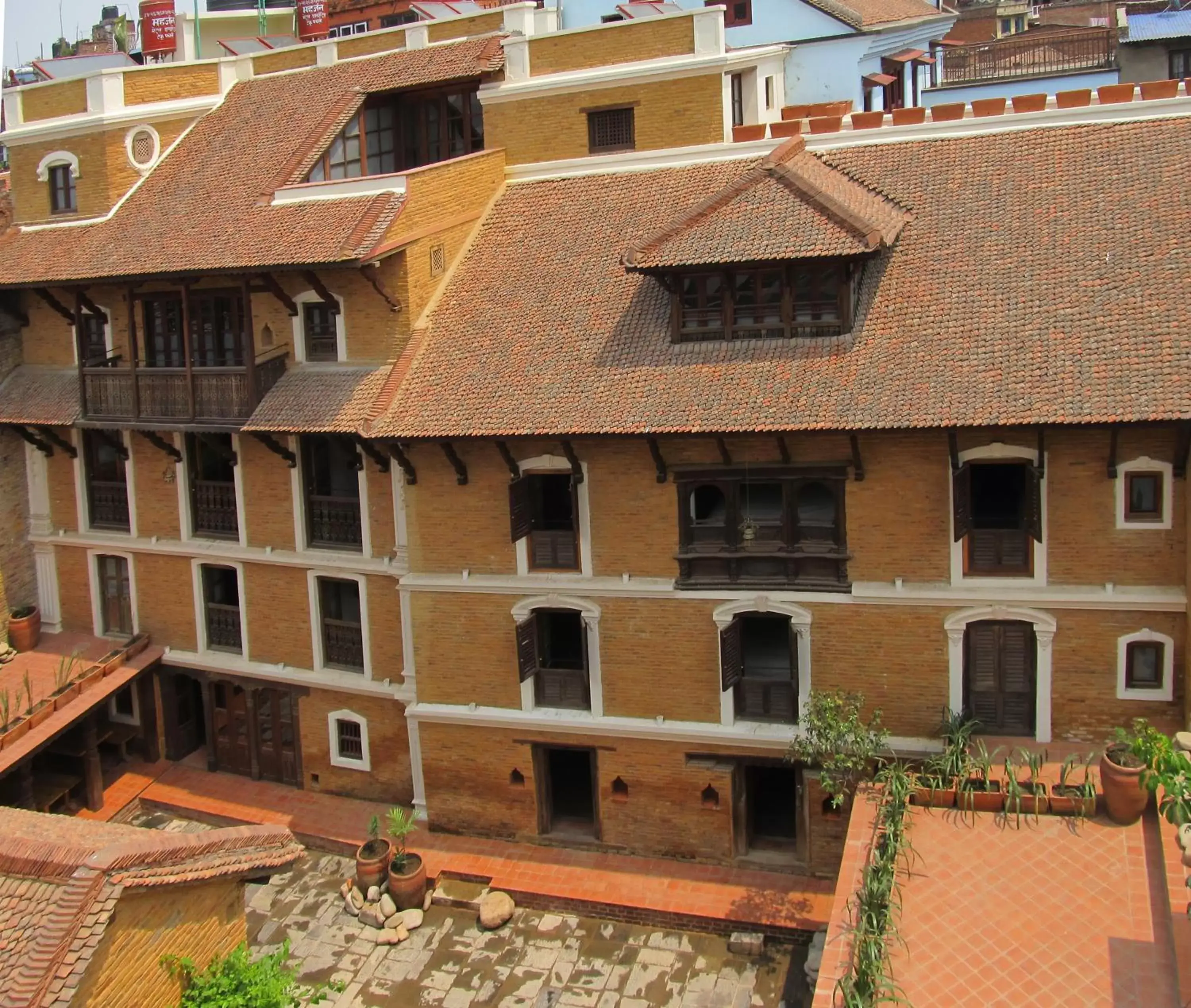 Bird's eye view, Property Building in The Inn Patan