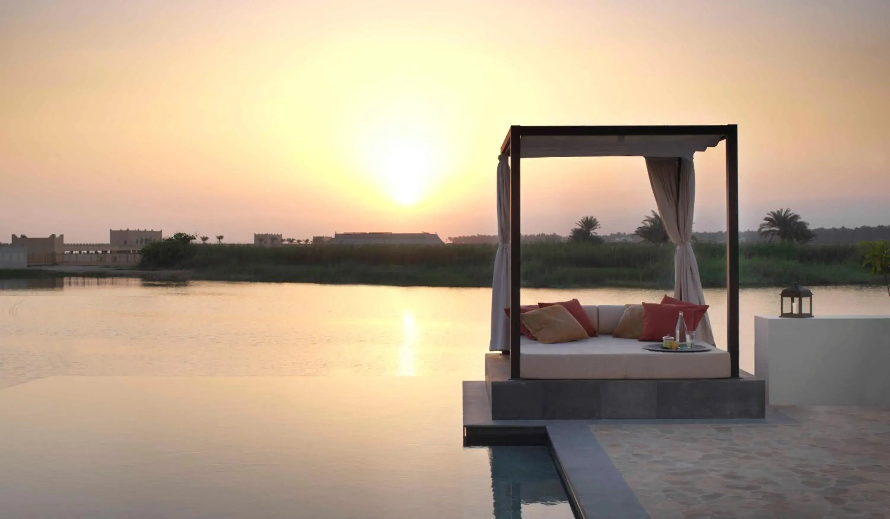 Pool view, Sunrise/Sunset in Al Baleed Resort Salalah by Anantara