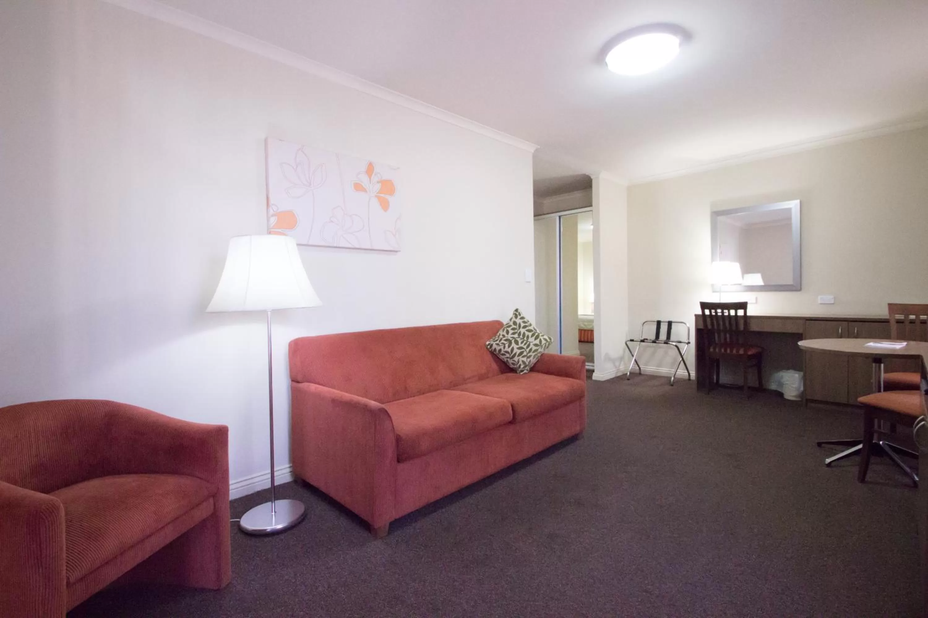 Living room in Old Willyama Motor Inn