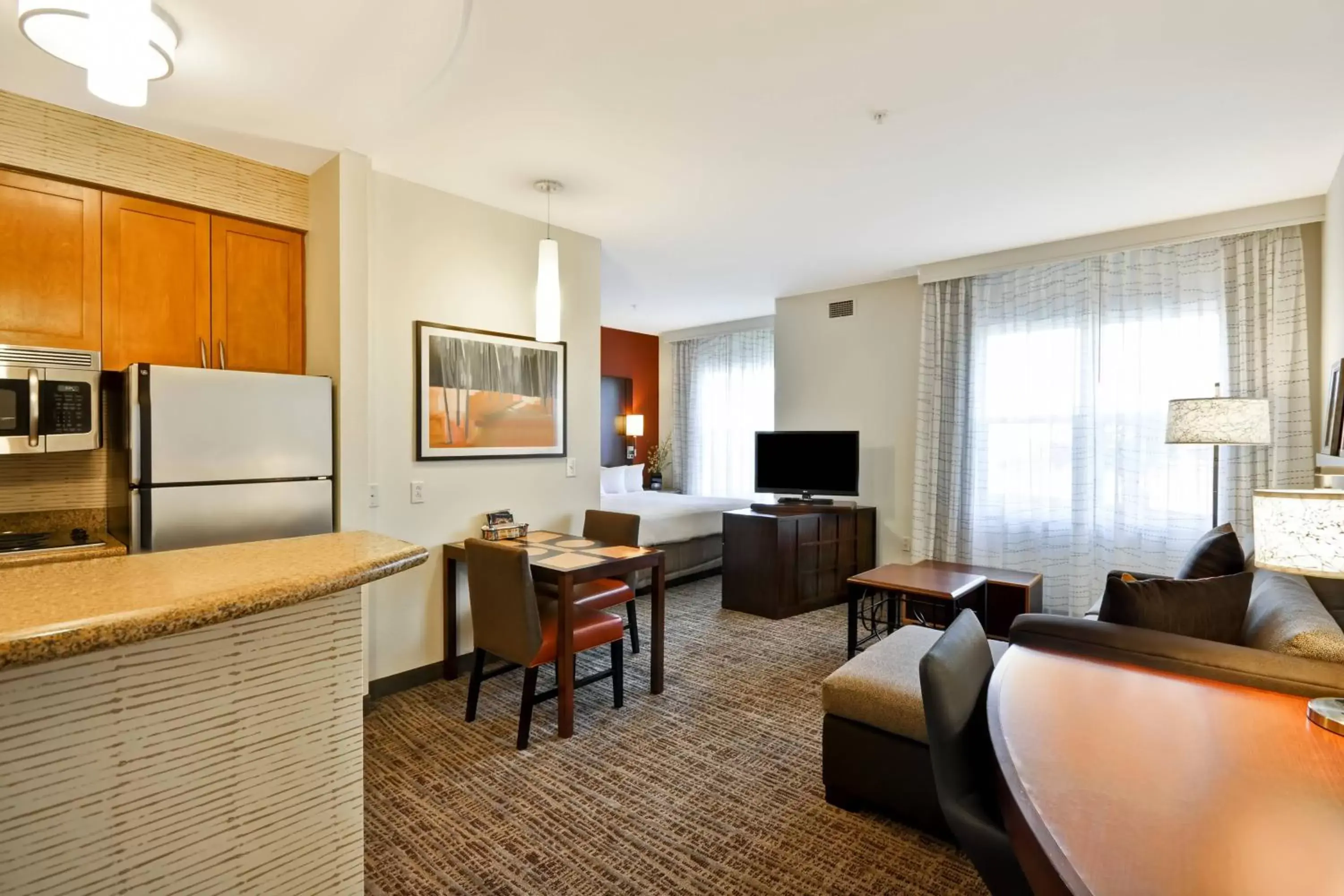 Living room, Seating Area in Residence Inn by Marriott Gulfport-Biloxi Airport