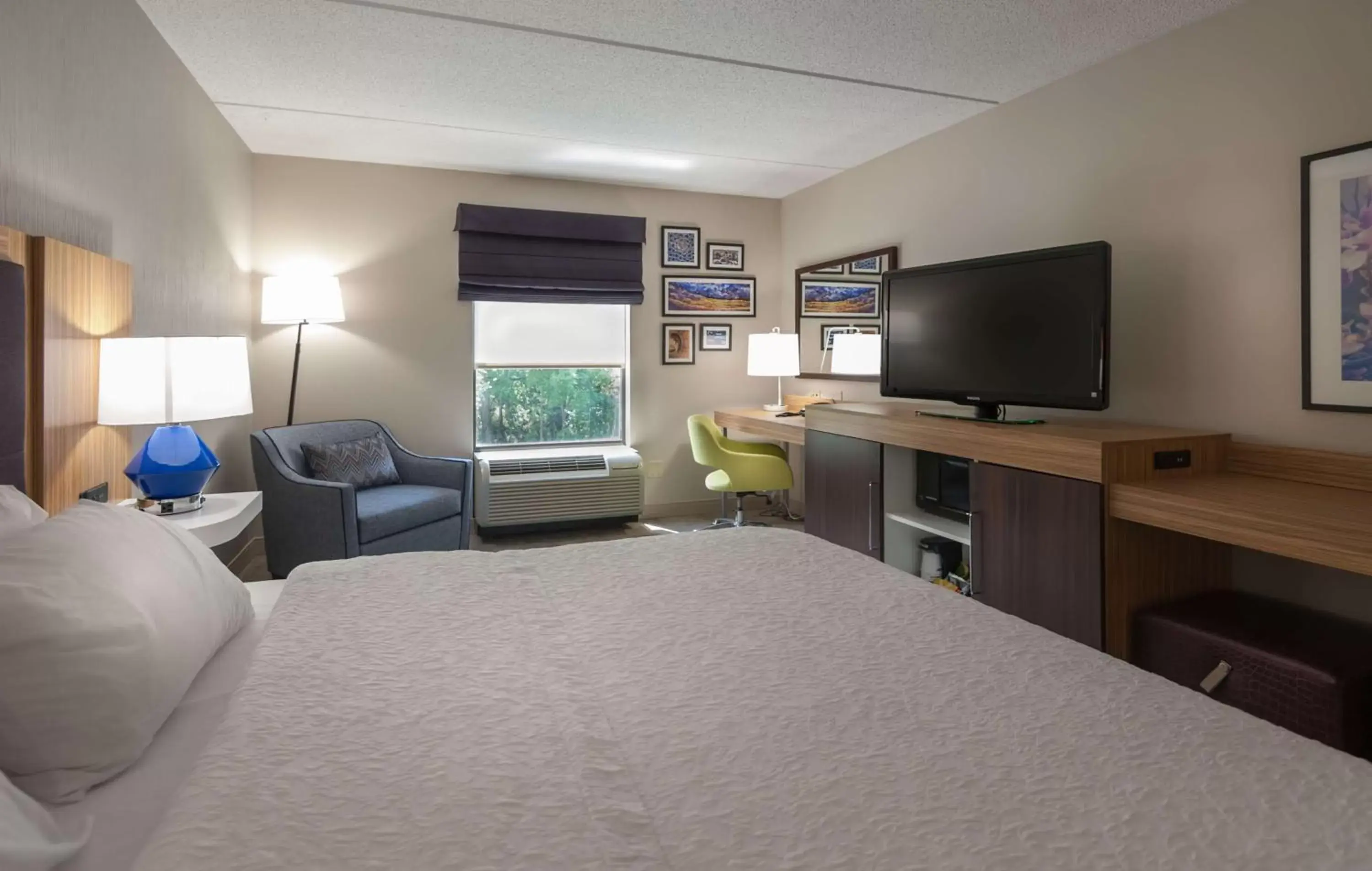 Bedroom, TV/Entertainment Center in Hampton Inn Doylestown