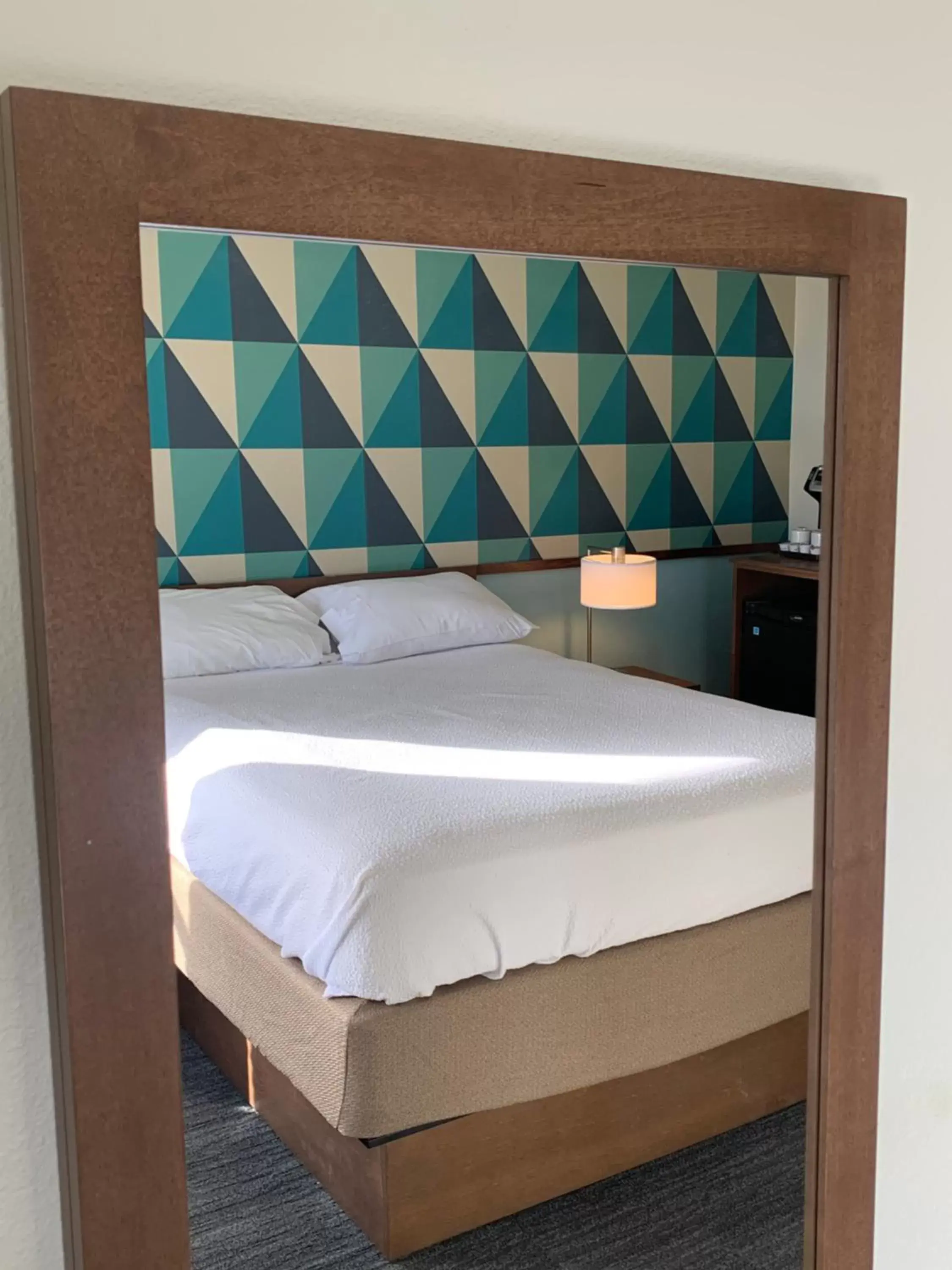 Bed in Ocean Front Motel