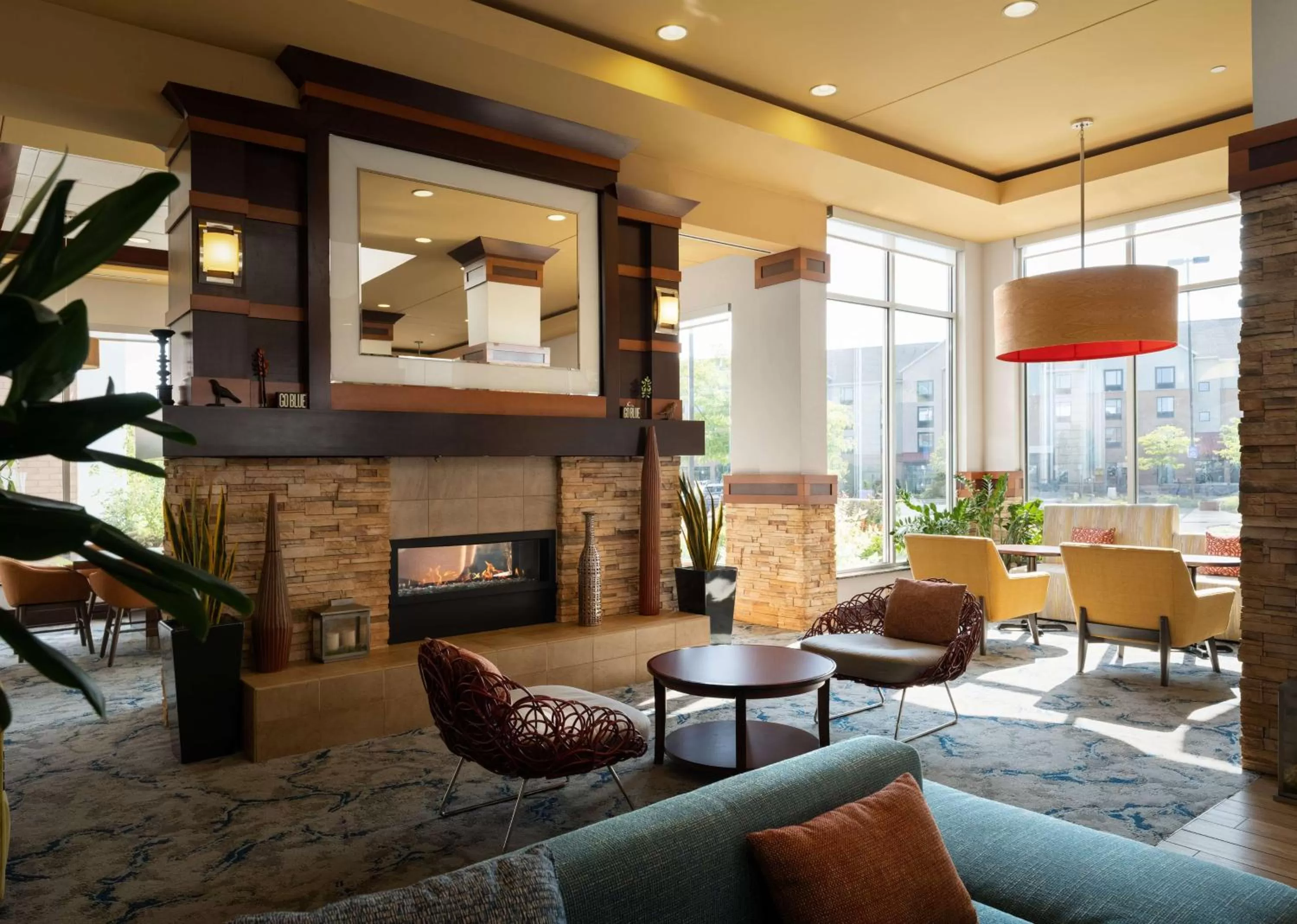 Lobby or reception in Hilton Garden Inn Ann Arbor