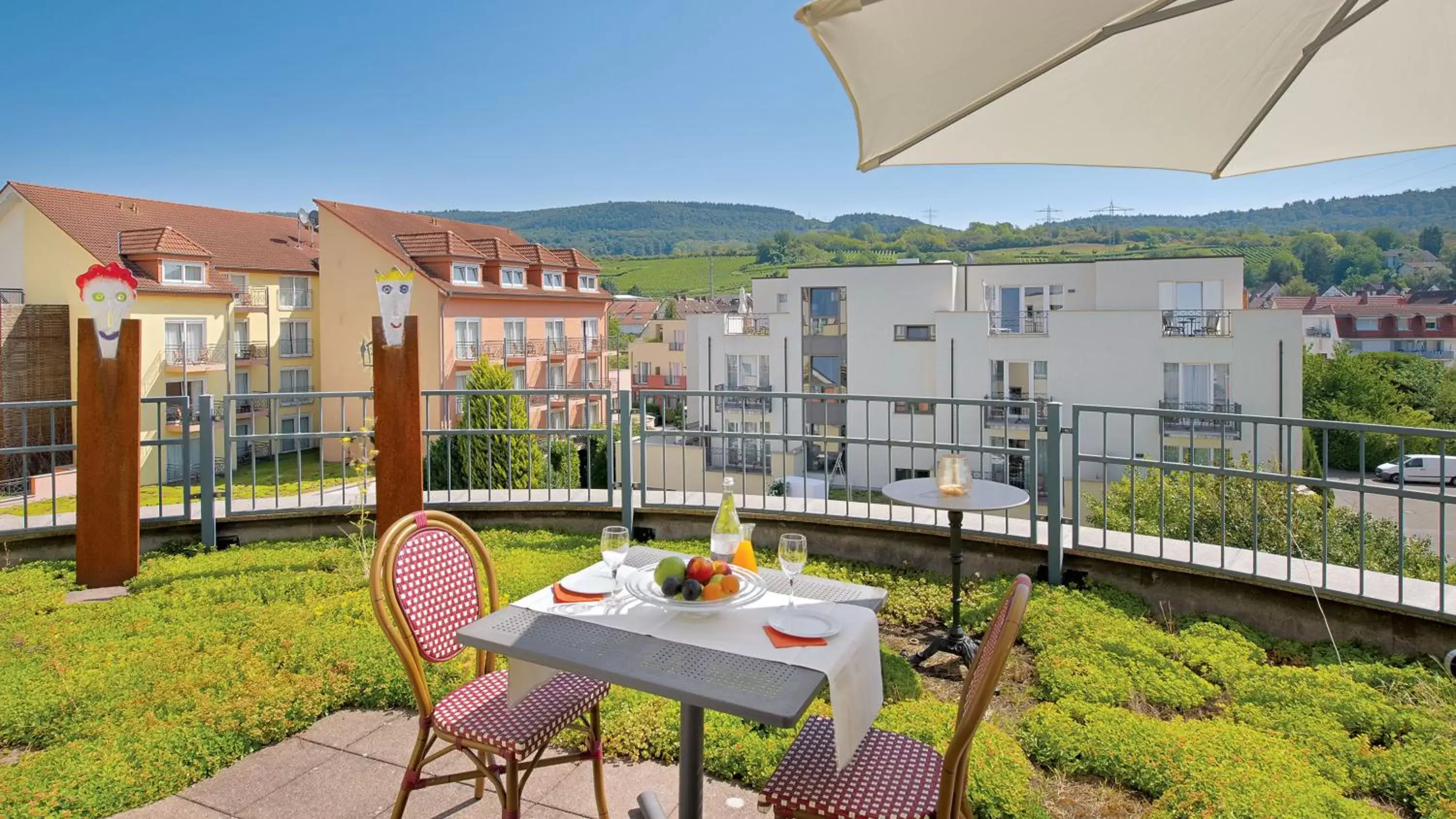 Balcony/Terrace in Hotel Villa Toskana