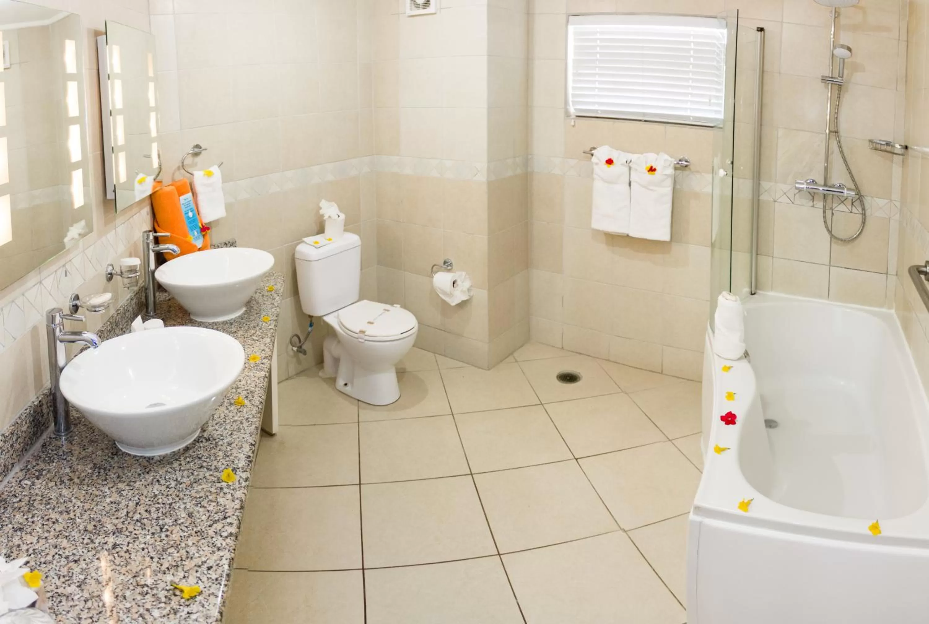 Bathroom in Bay Gardens Beach Resort & Spa