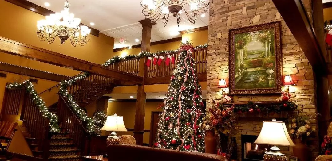 Lobby or reception in The Lodge at Flat Rock