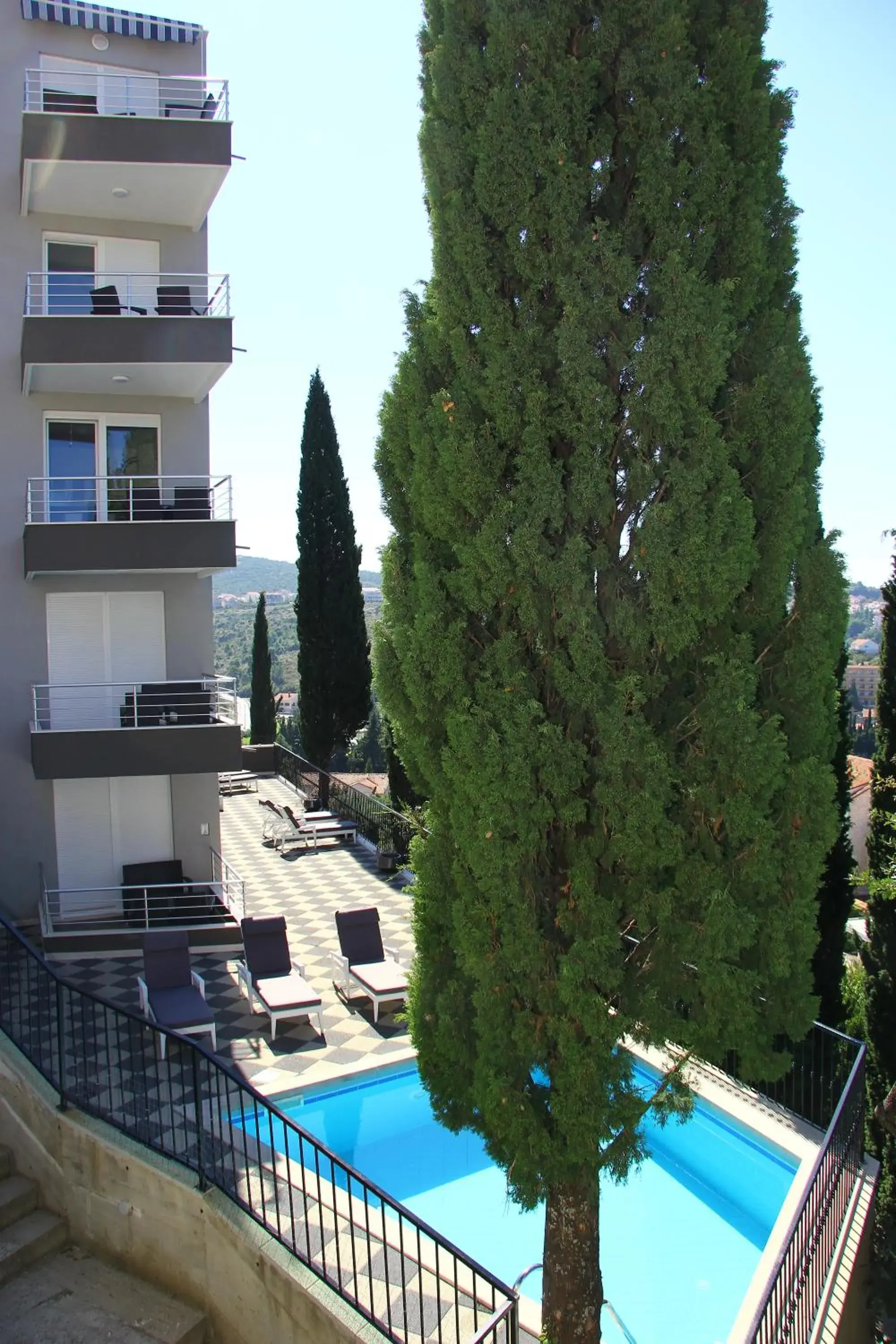 Property building, Swimming Pool in Apartments Didan