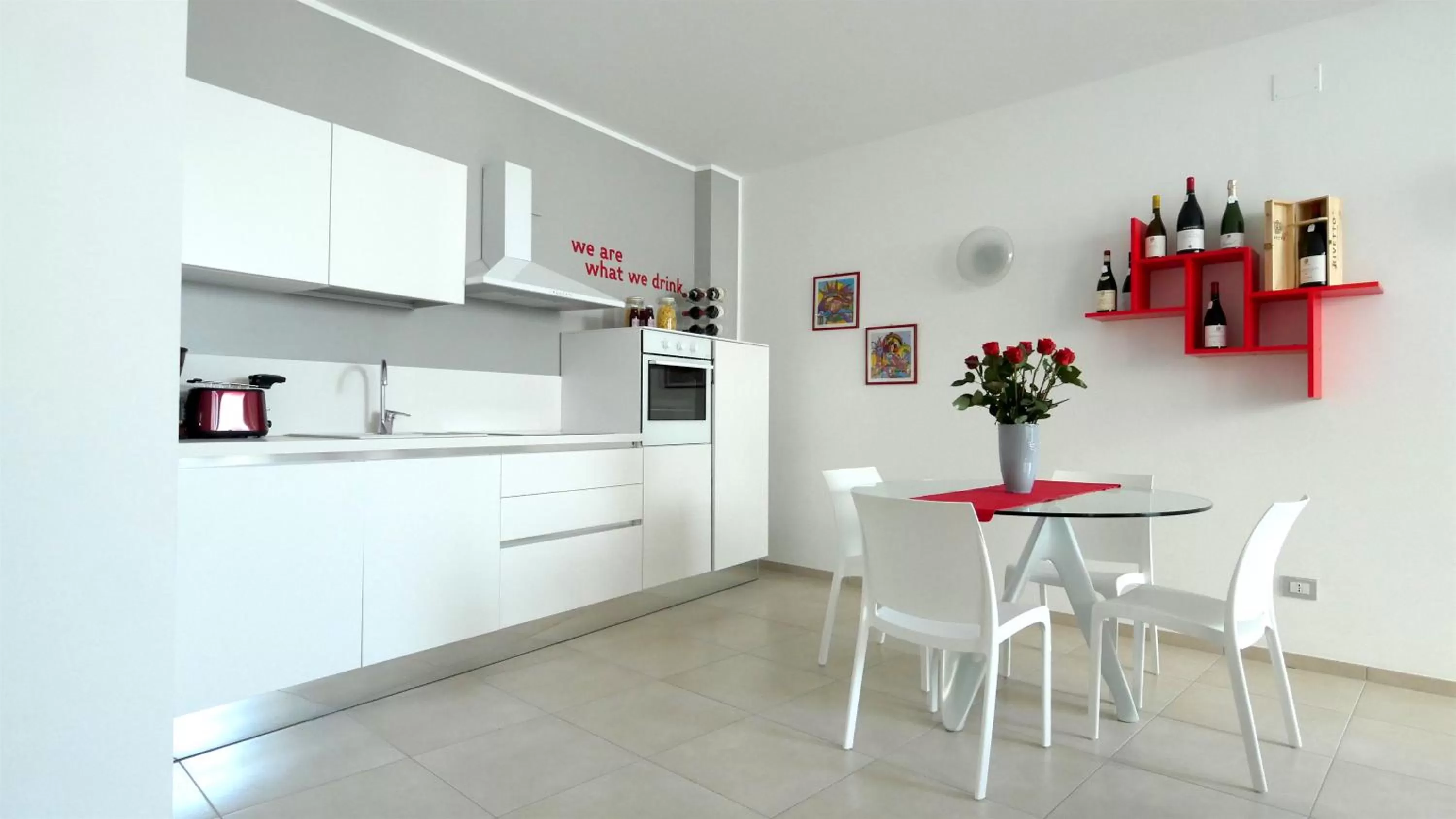 Kitchen or kitchenette in Rivetto Suites