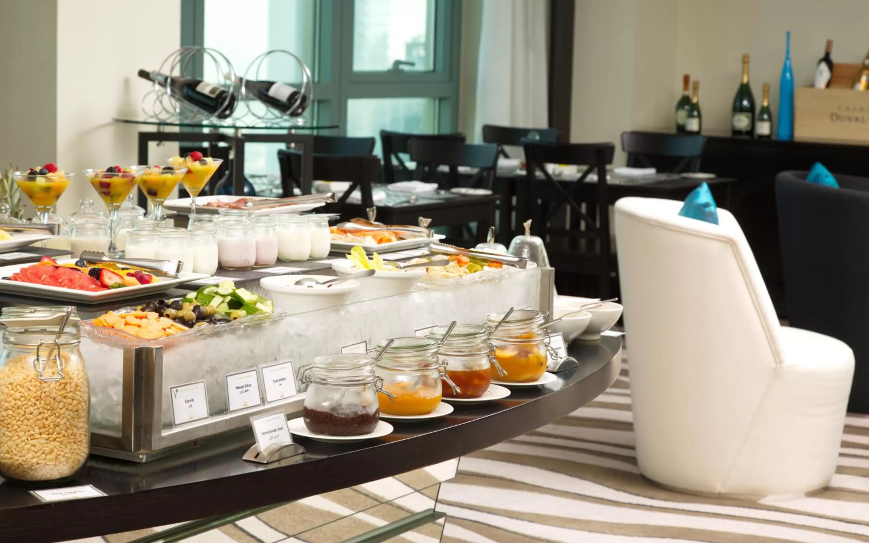 Food close-up in Sofitel Abu Dhabi Corniche