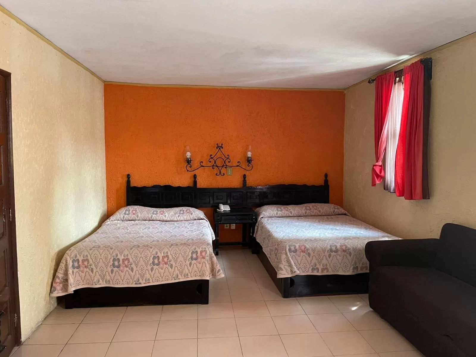 Bed in Hotel Hacienda de Cobos