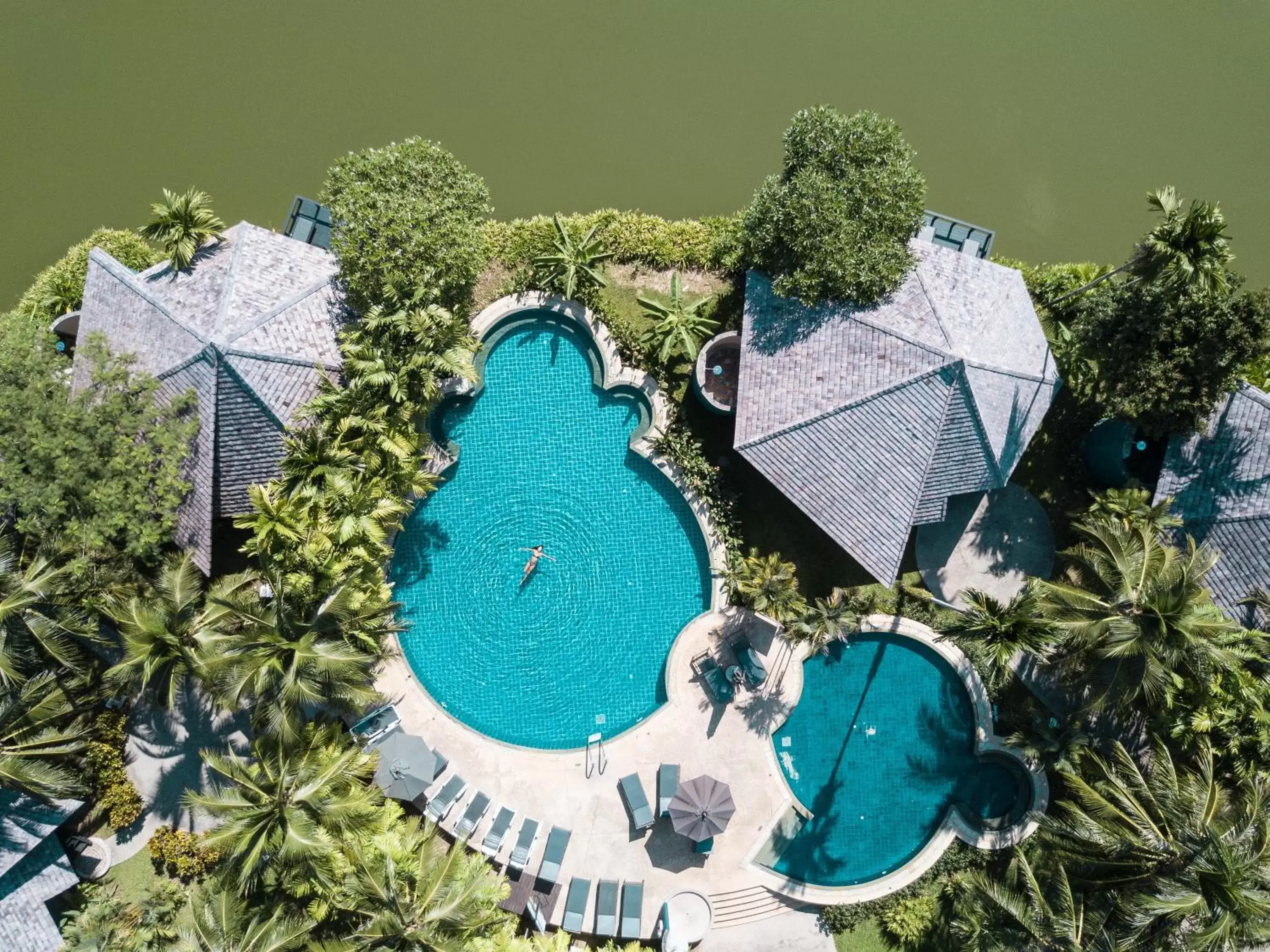 Bird's eye view, Pool View in Peace Laguna Resort & Spa - SHA Extra Plus