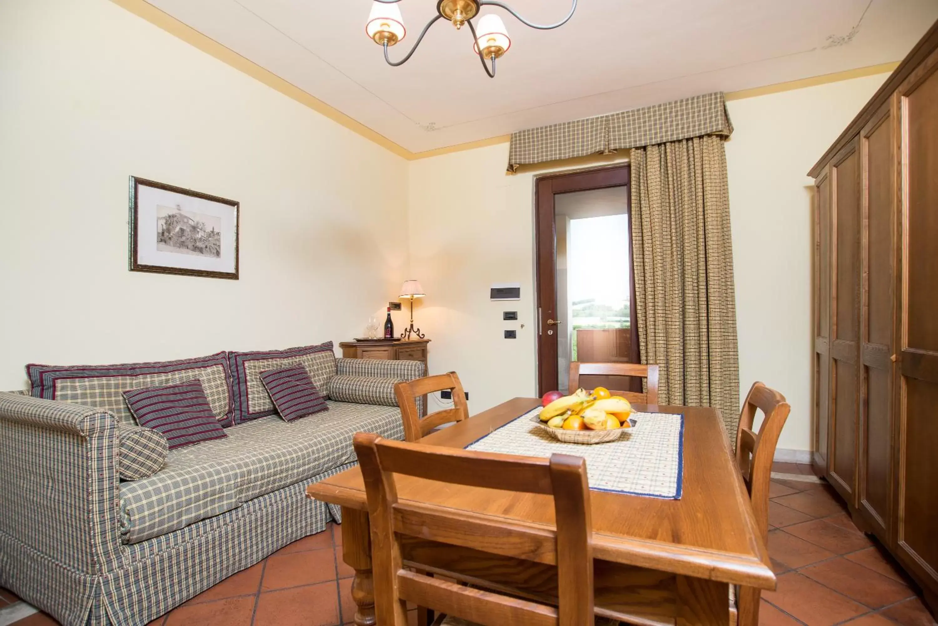 Living room, Dining Area in Terra Umbra Hotel