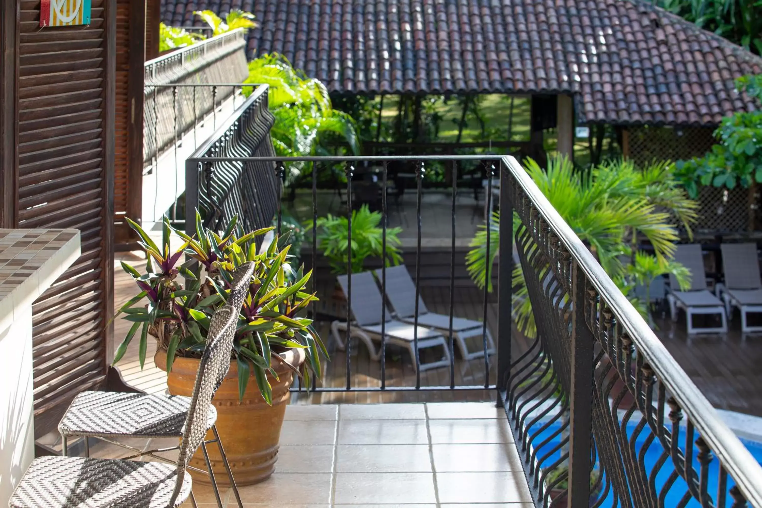 Garden, Balcony/Terrace in Pumilio Mountain & Ocean Hotel