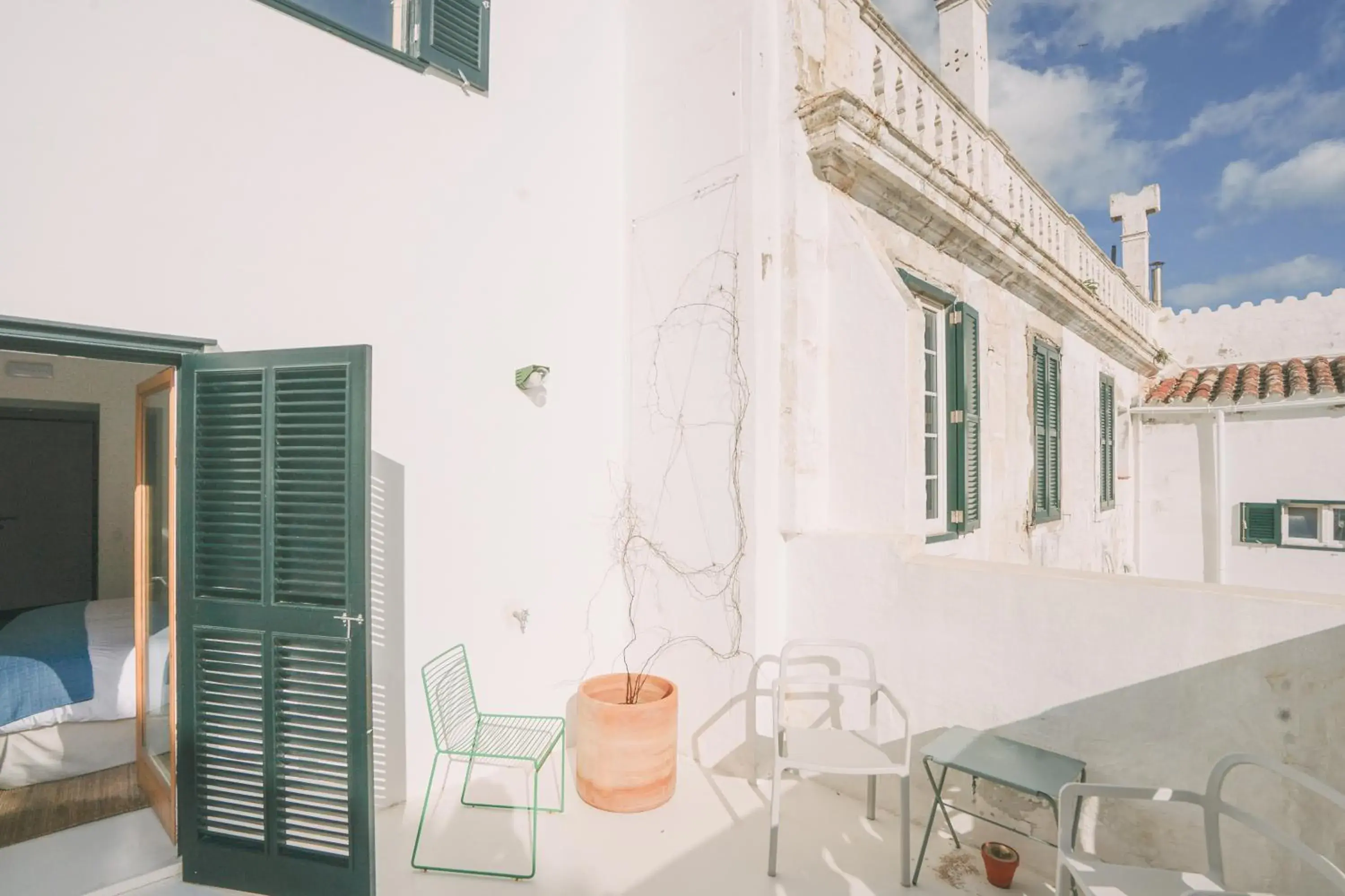 Balcony/Terrace in Hotel Hevresac Singular & Small