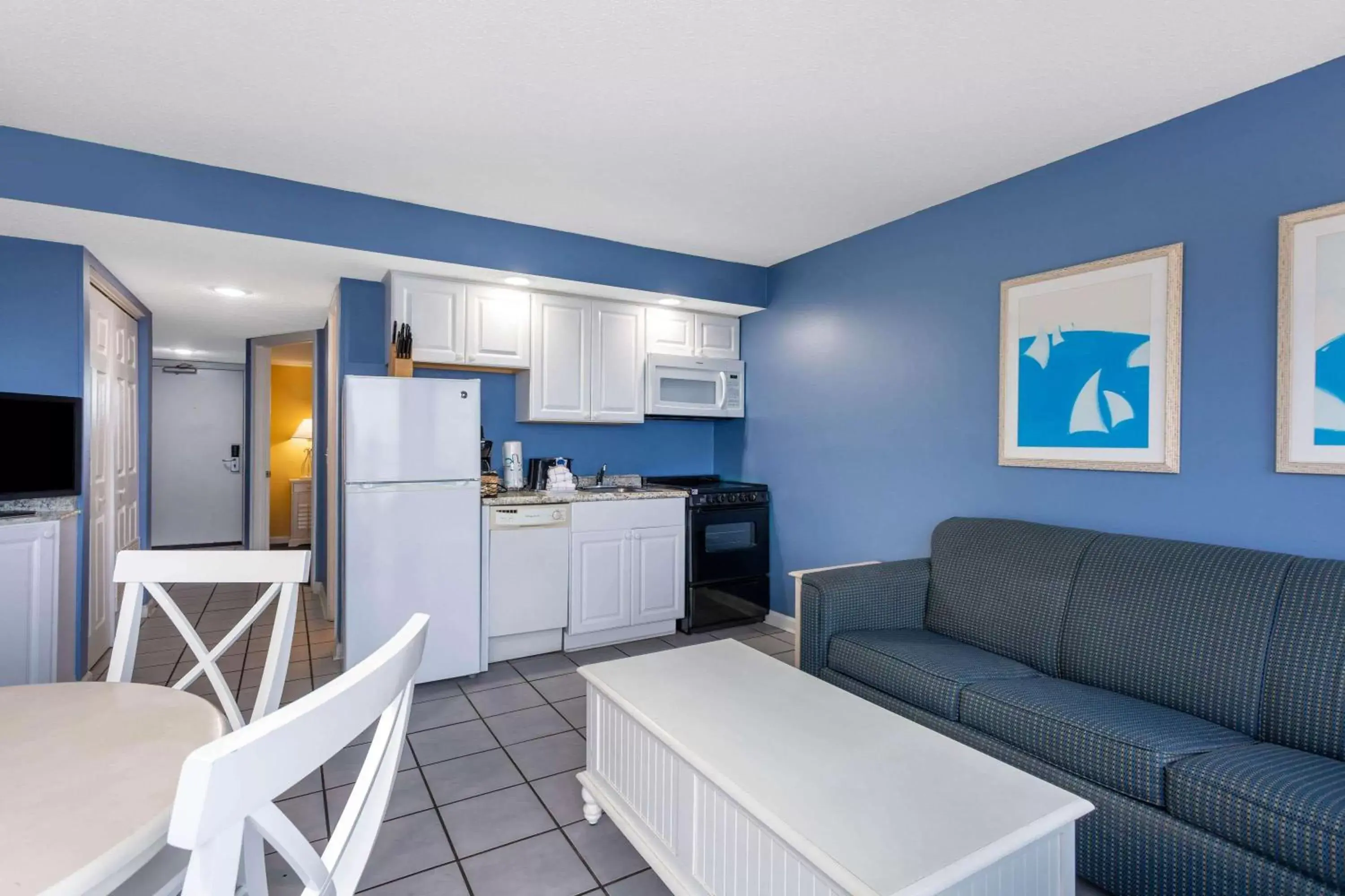 Photo of the whole room, Kitchen/Kitchenette in Ocean Club Resort Myrtle Beach a Ramada by Wyndham