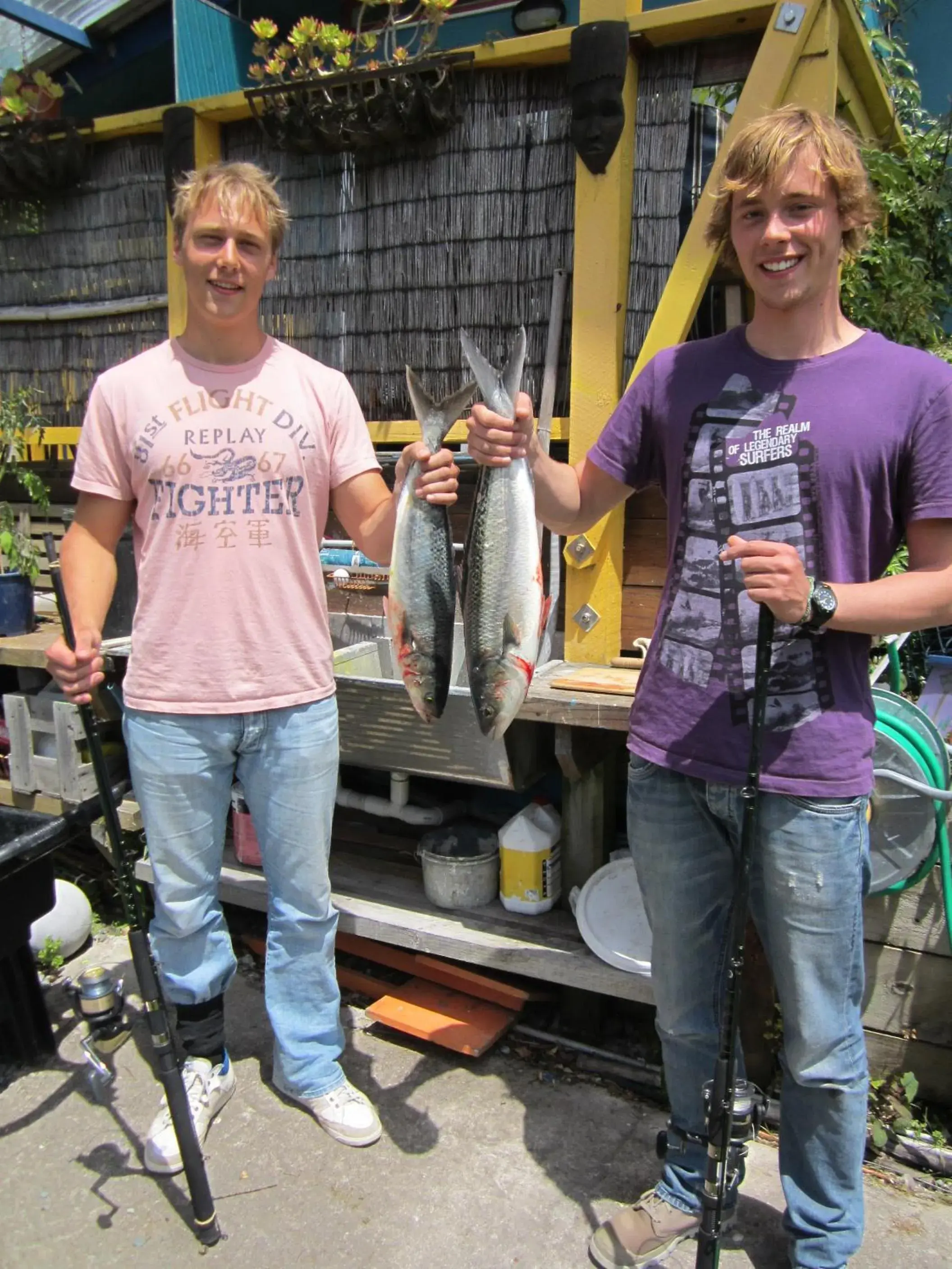 Fishing in Global Village Travellers Lodge