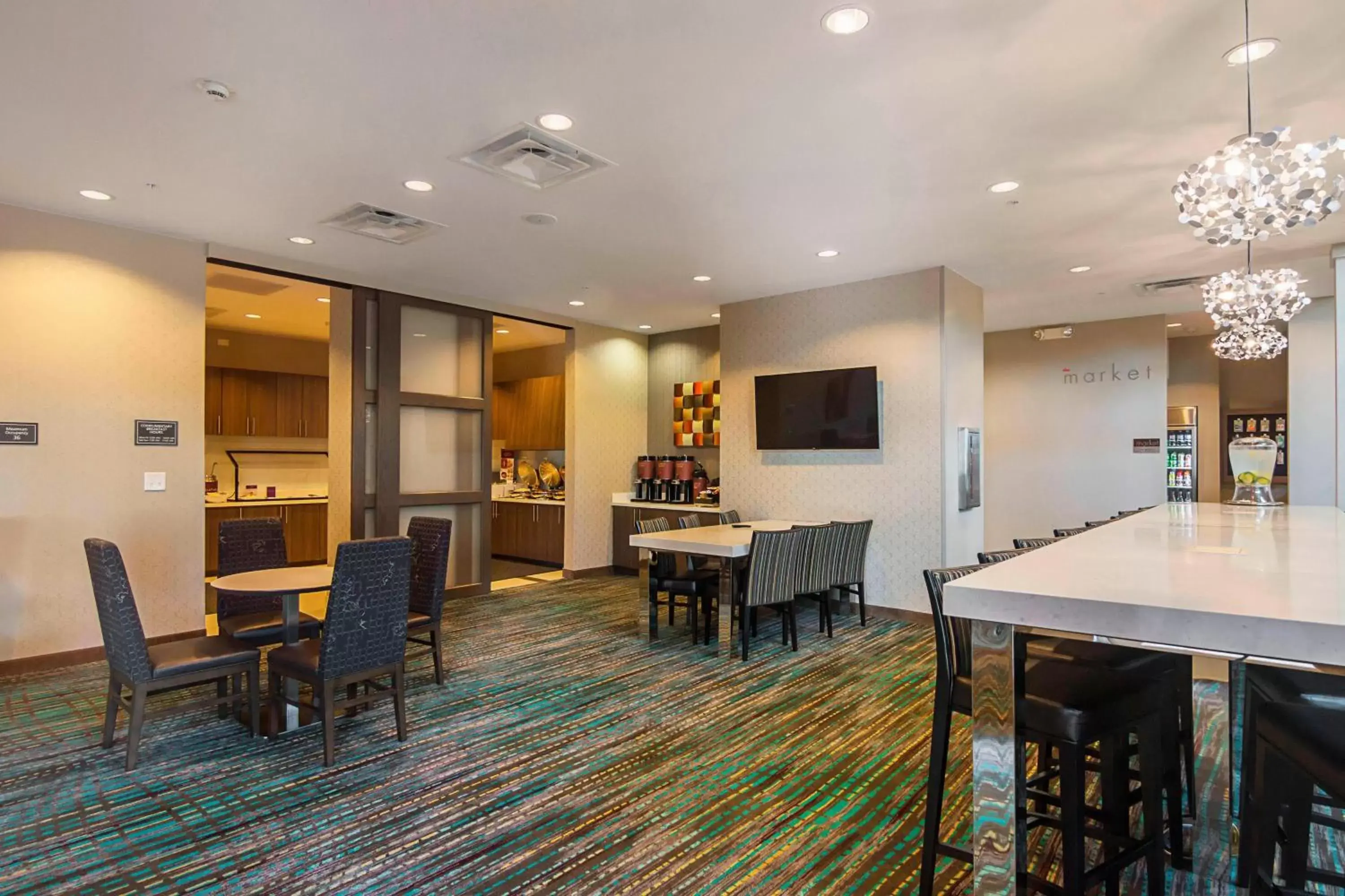 Restaurant/places to eat, Dining Area in Residence Inn by Marriott Denton
