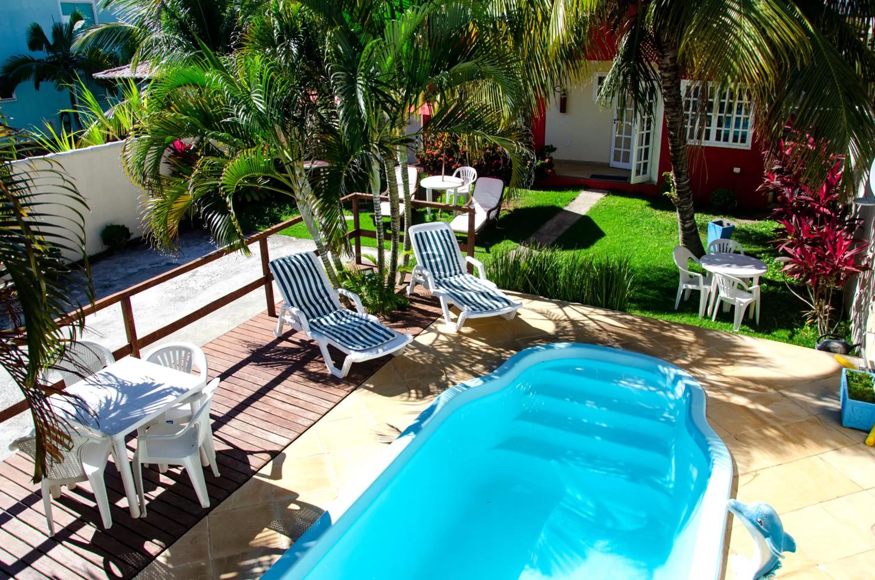 Garden view in Pousada Luzes de Geribá