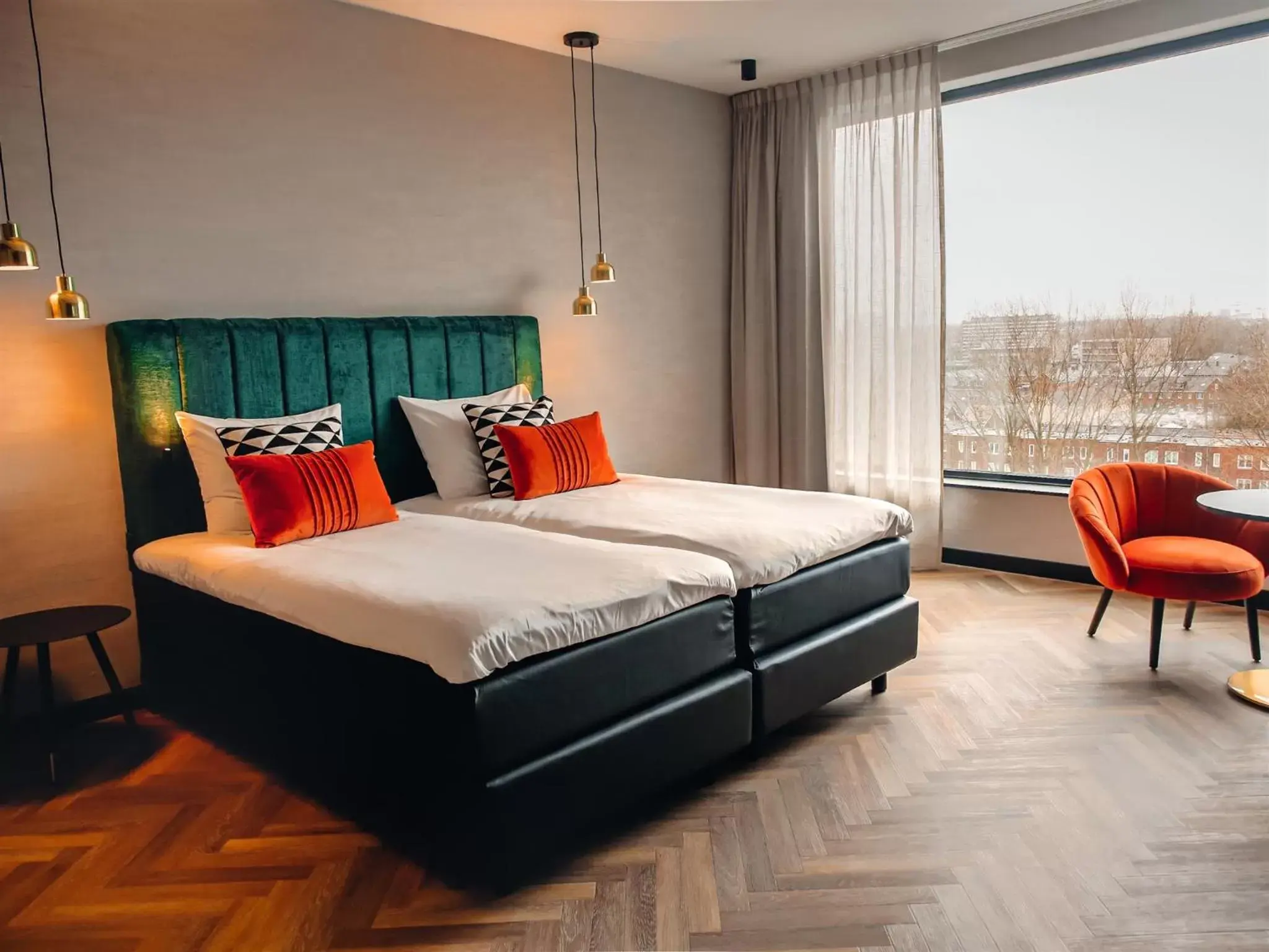 Bed in Van der Valk Hotel Schiedam