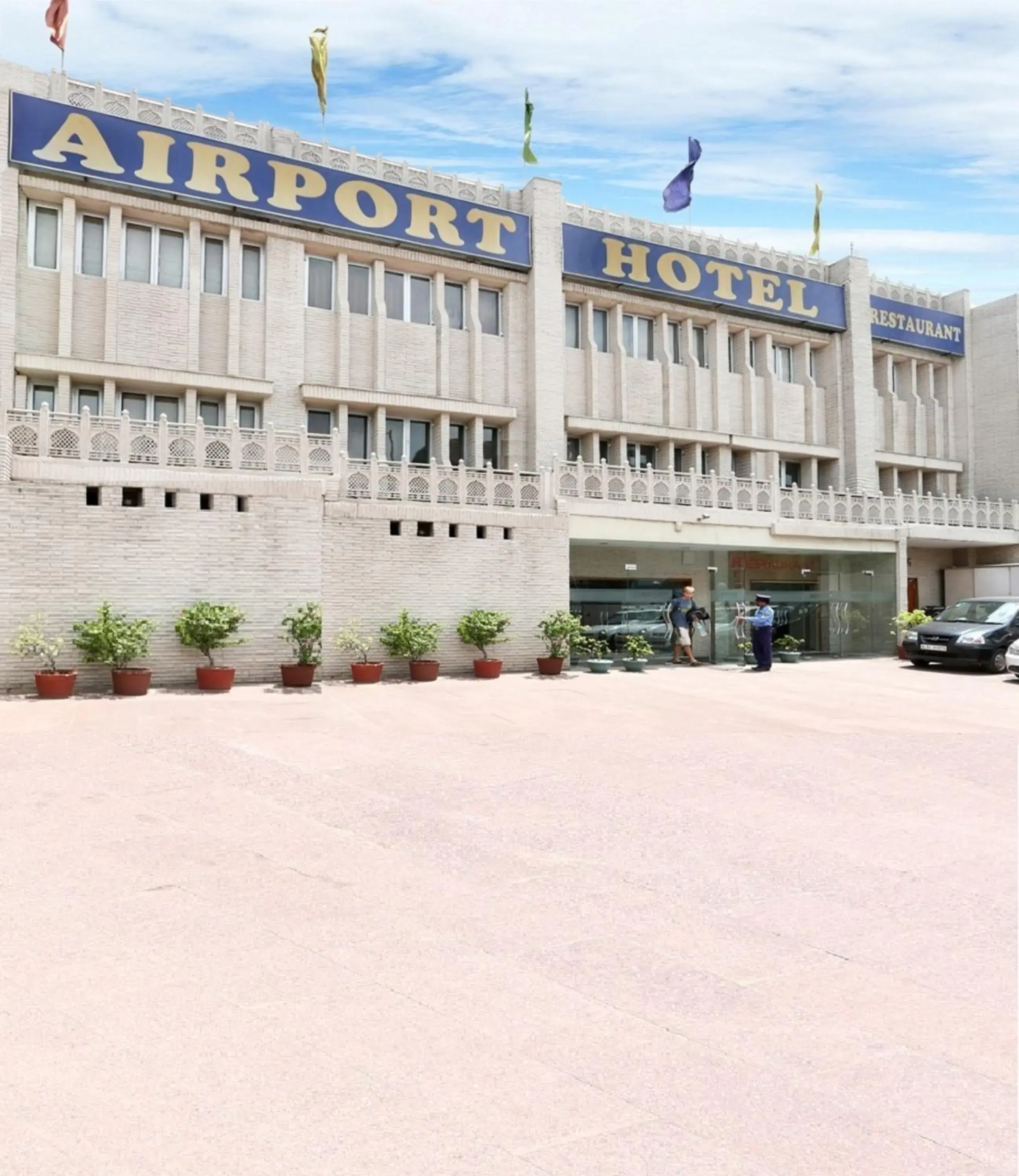 Facade/entrance, Property Building in Airport Hotel