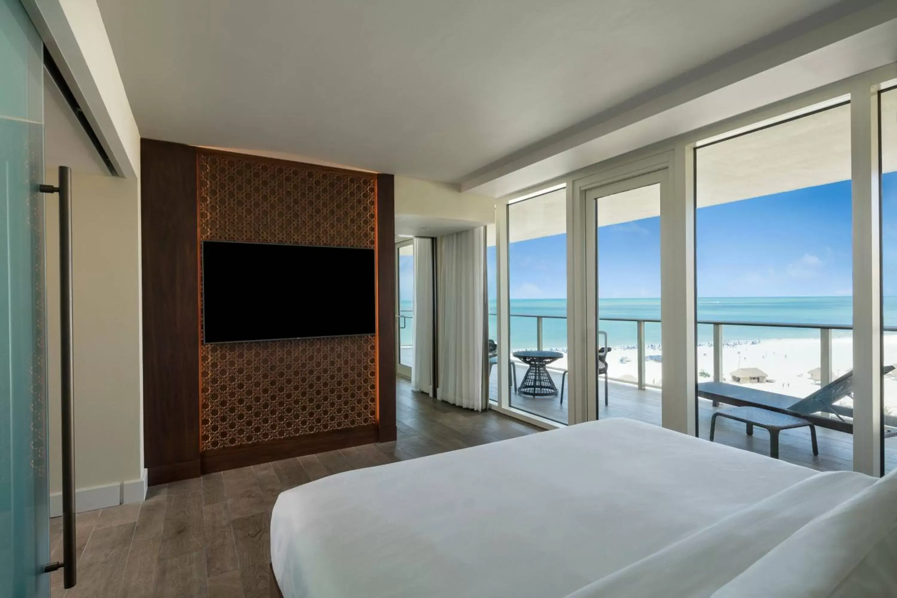 Bedroom, TV/Entertainment Center in JW Marriott Marco Island Beach Resort