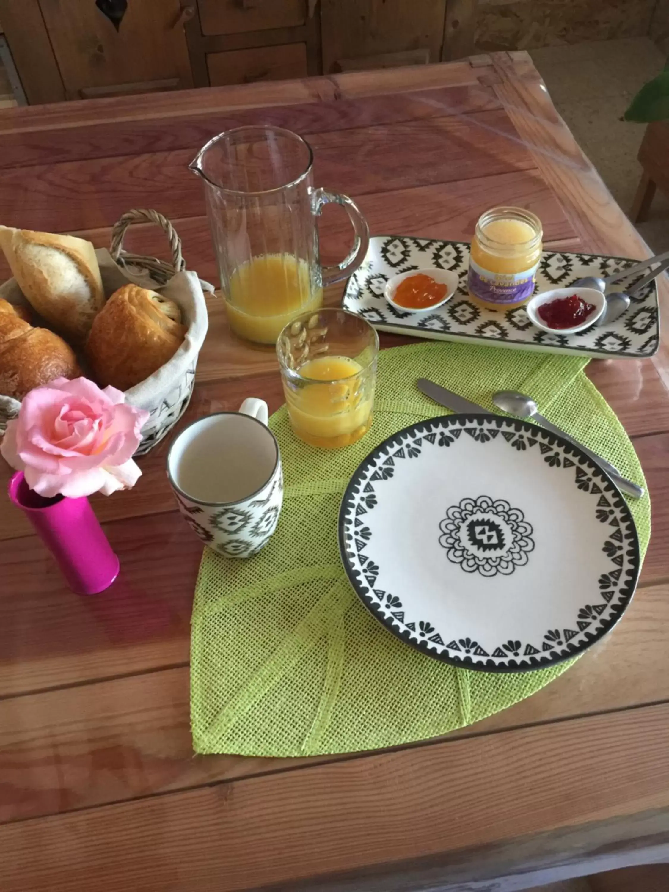 Breakfast in Chambres d’hôtes La Voûte