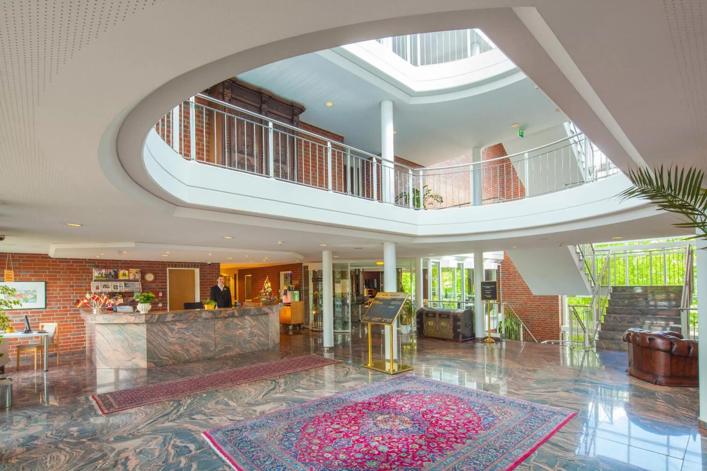 Lobby or reception in Hotel Heidehof garni Lobby or reception in Hotel Heidehof garni