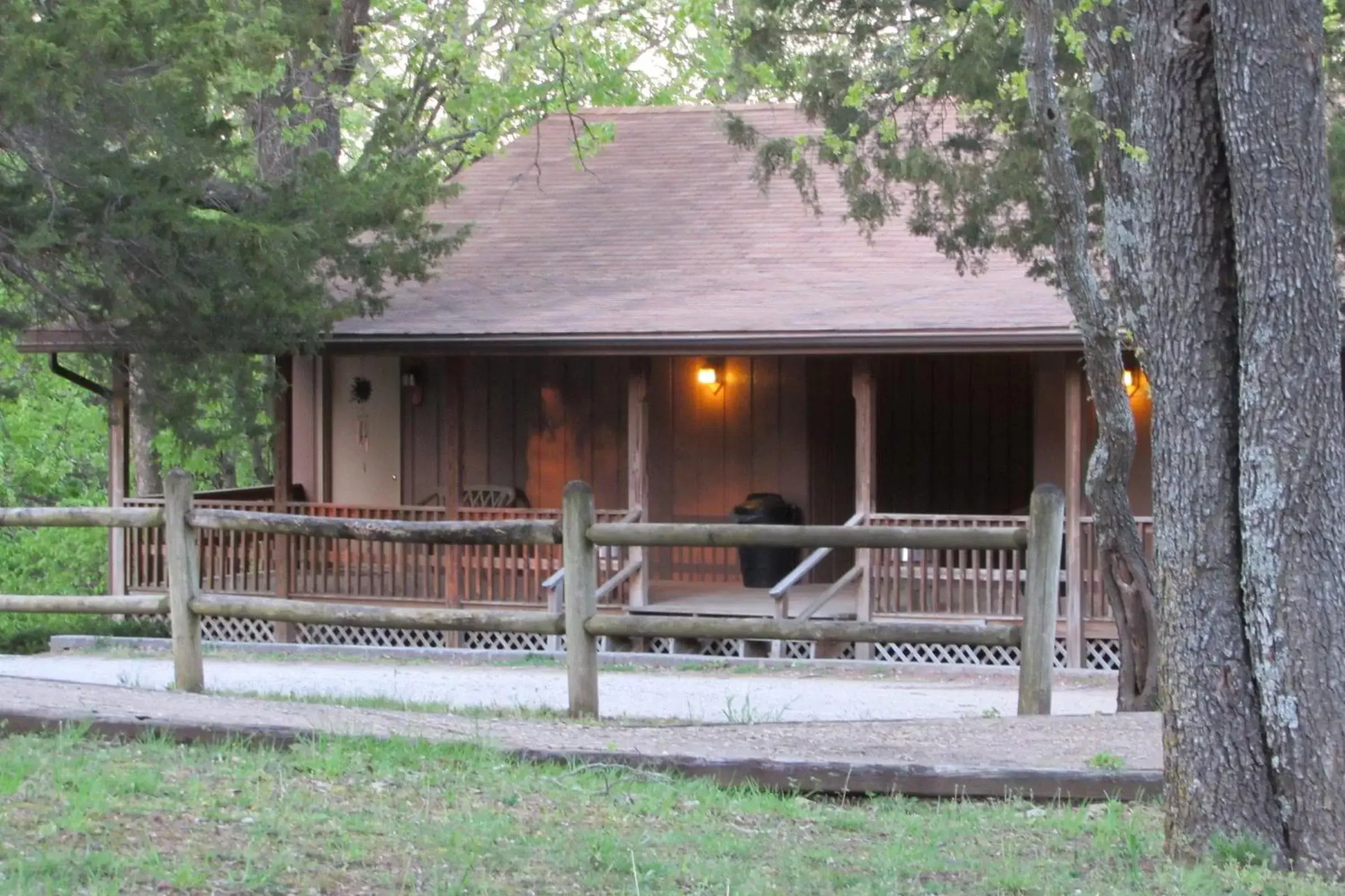 Property building in Bar M Resort & Campground