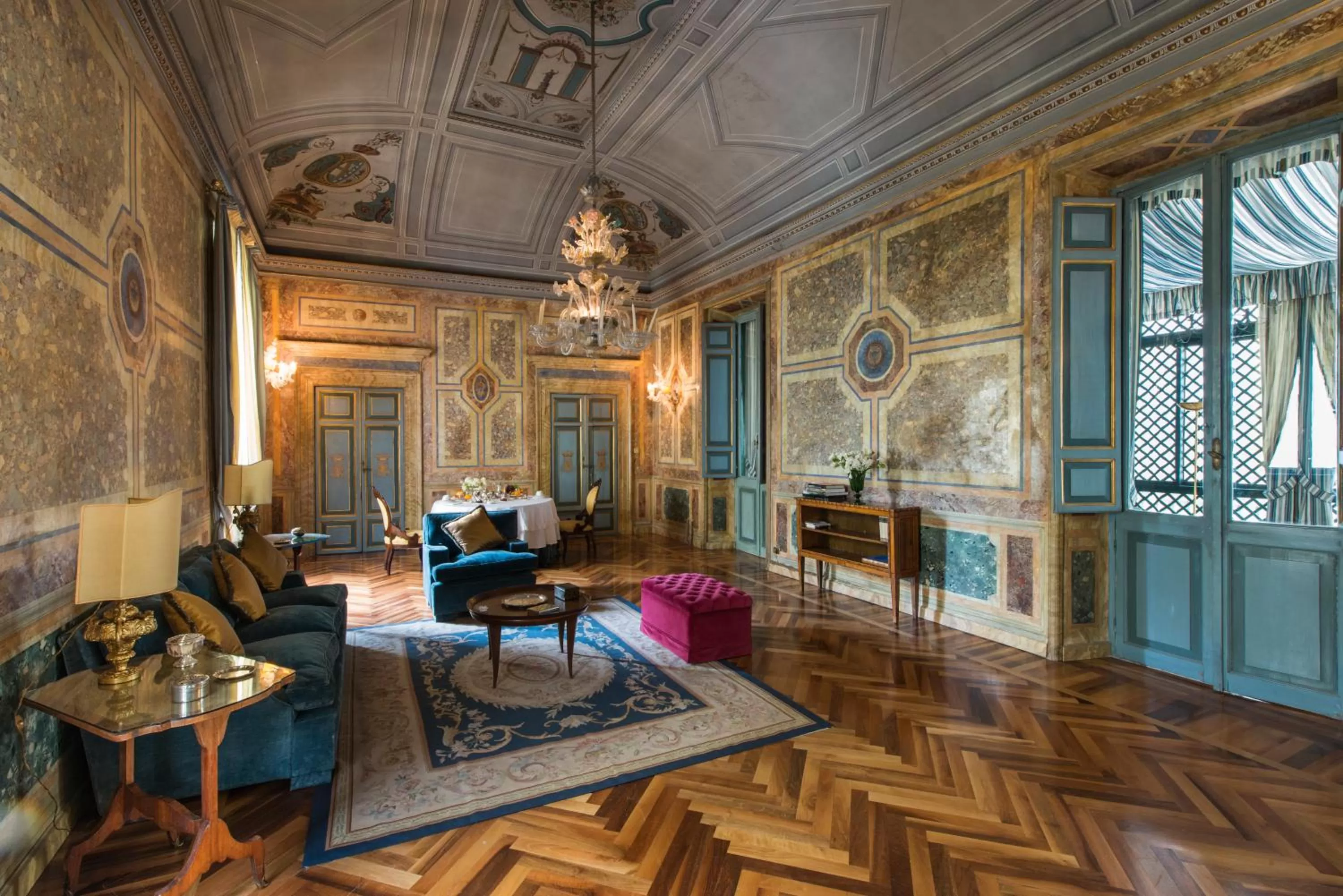 Living room in Residenza Ruspoli Bonaparte
