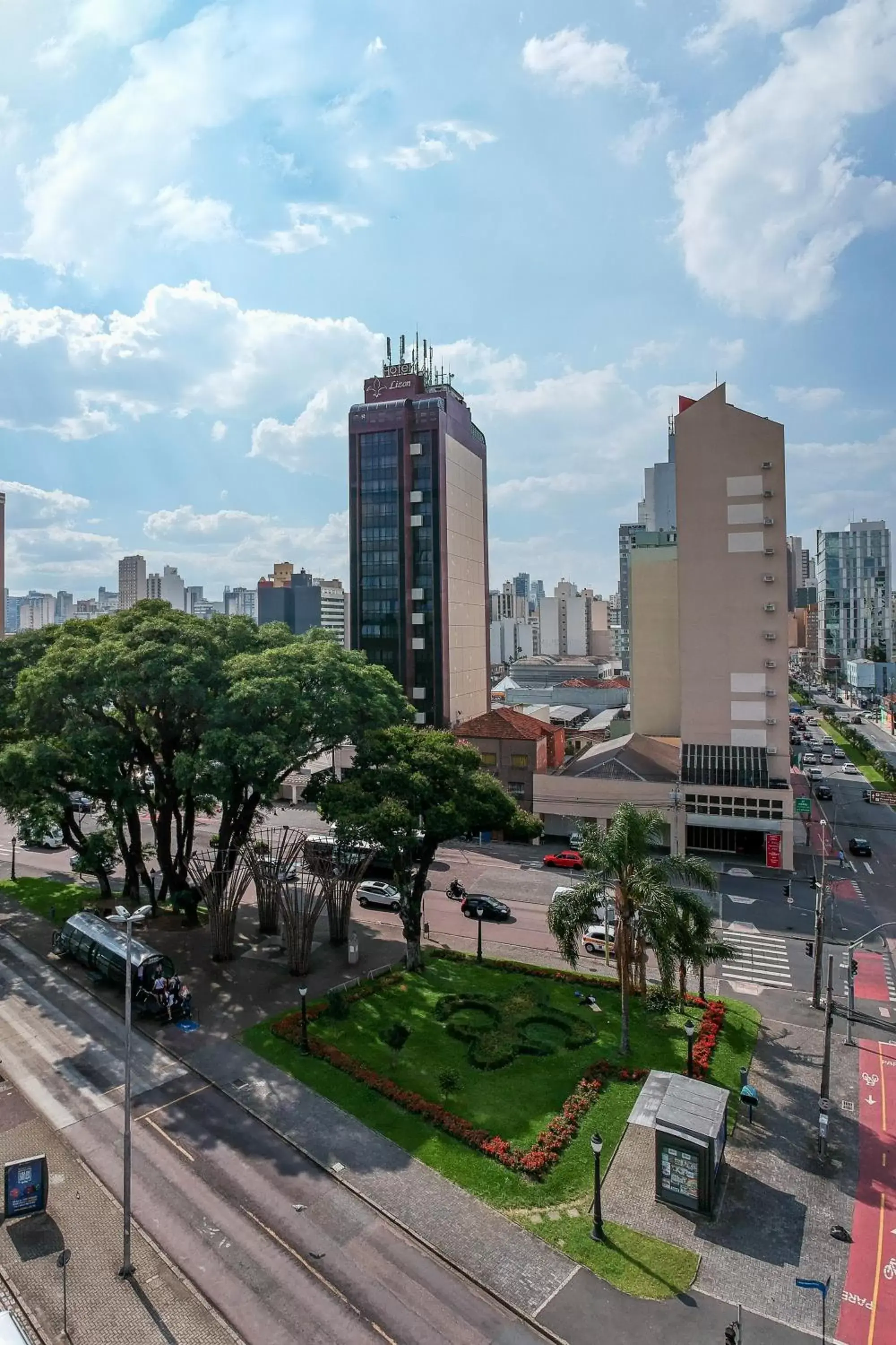 Bird's eye view in Lizon Curitiba Hotel