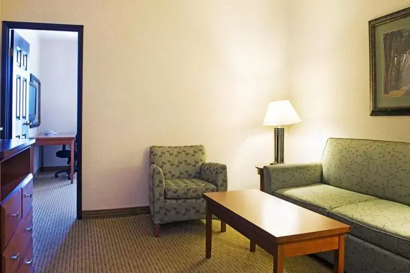 Living room, Seating Area in Holiday Inn Express Grande Prairie, an IHG Hotel